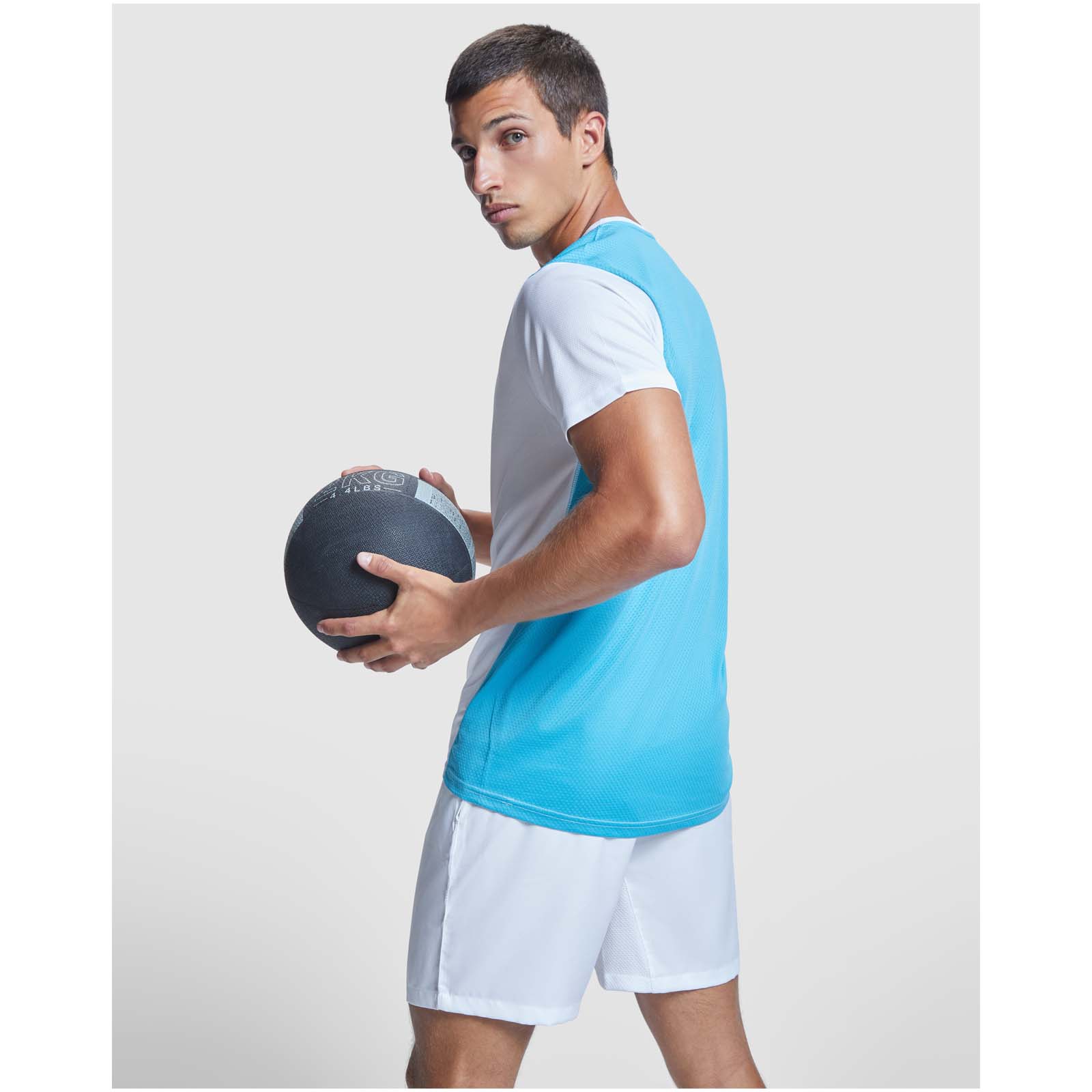 Roly T-shirt de sport de 130 g/m² Detroit à manches courtes unisexe