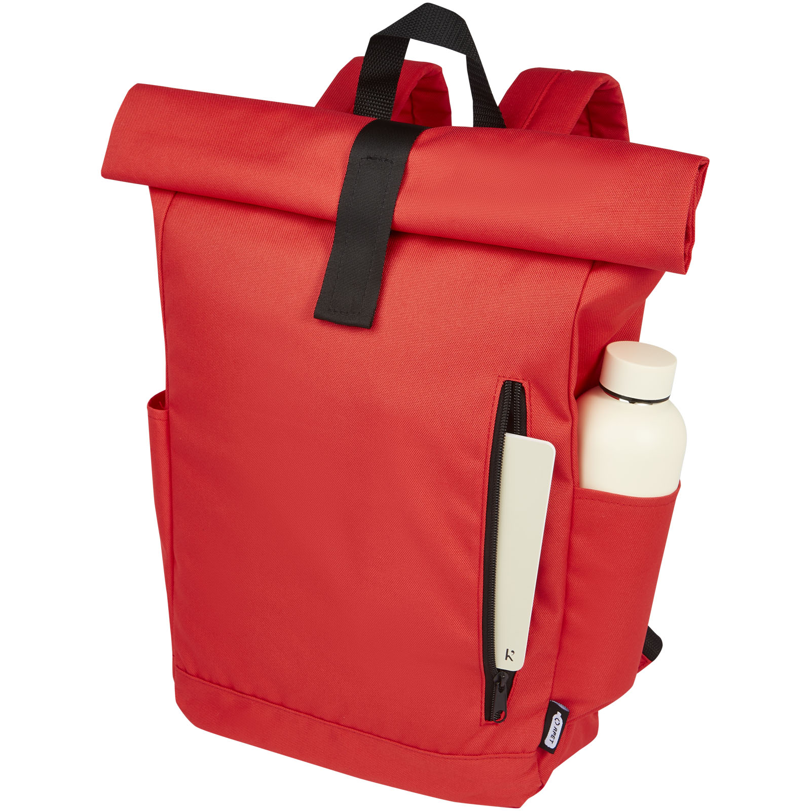 Sac à dos Byron de 18 L en RPET GRS 15,6" avec dessus enroulable