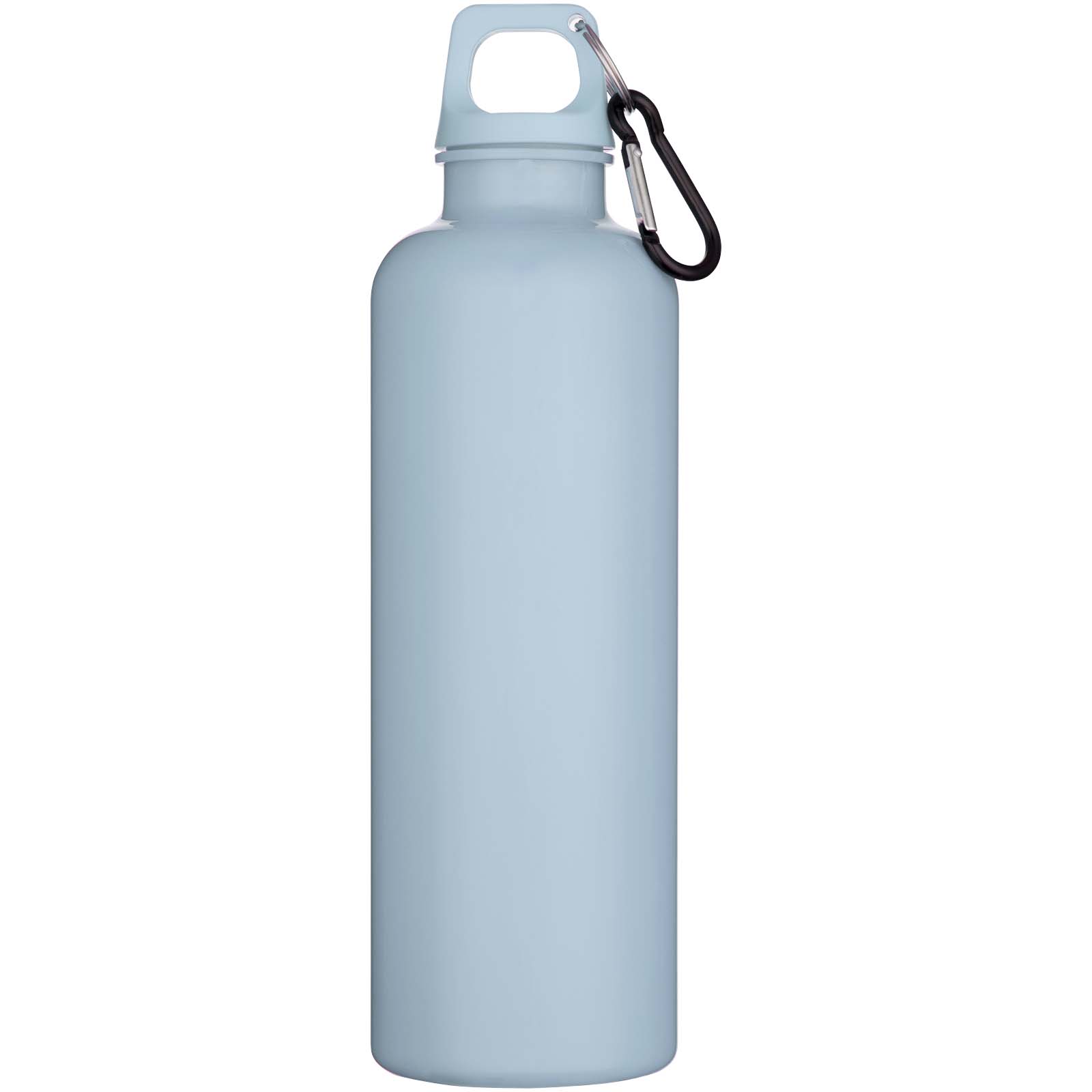 Bouteille d’eau Oregon de 750 ml en plastique recyclé uni certifié RCS avec mousqueton