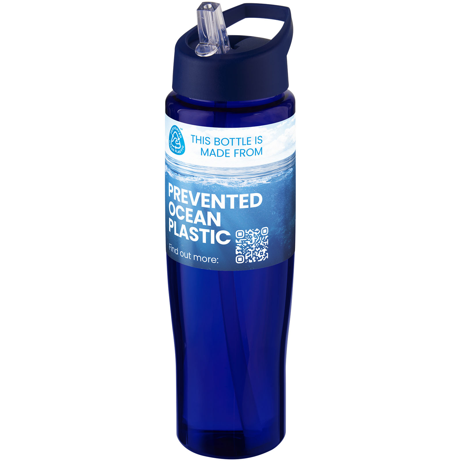 Bouteille de sport H2O Active® Eco Tempo de 700 ml avec couvercle à bec verseur