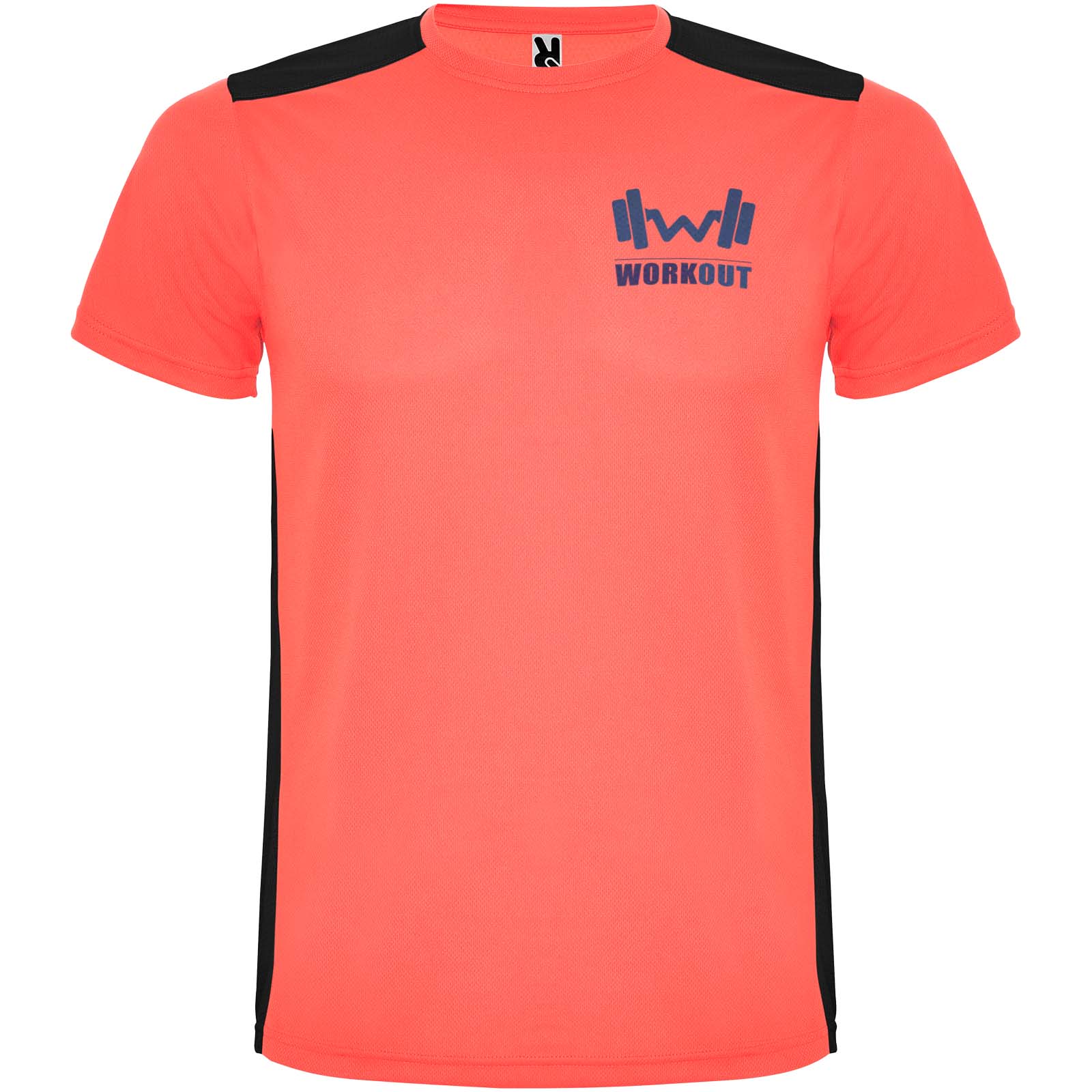 Roly T-shirt de sport de 130 g/m² Detroit à manches courtes unisexe