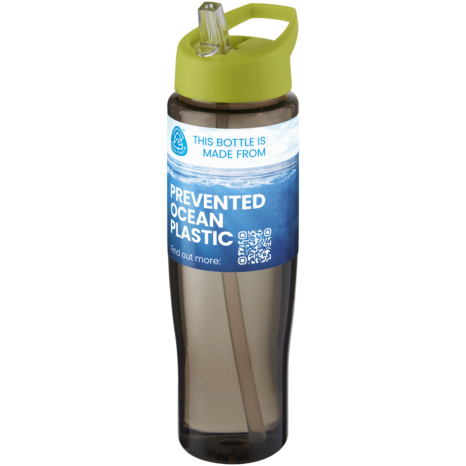 Bouteille de sport H2O Active® Eco Tempo de 700 ml avec couvercle à bec verseur