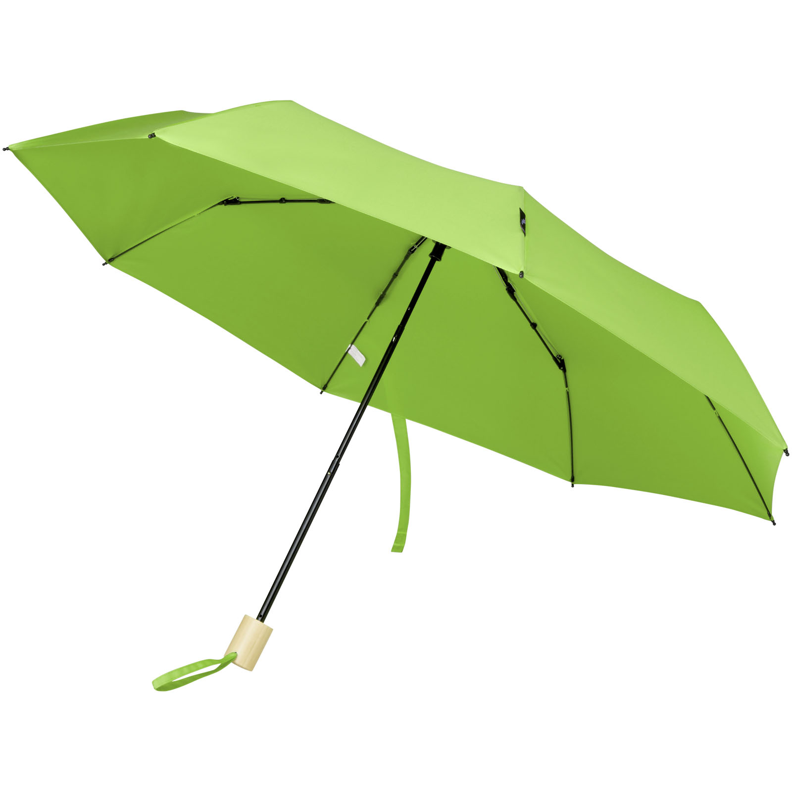 Parapluie 21" pliable windproof en PET recyclé Birgit