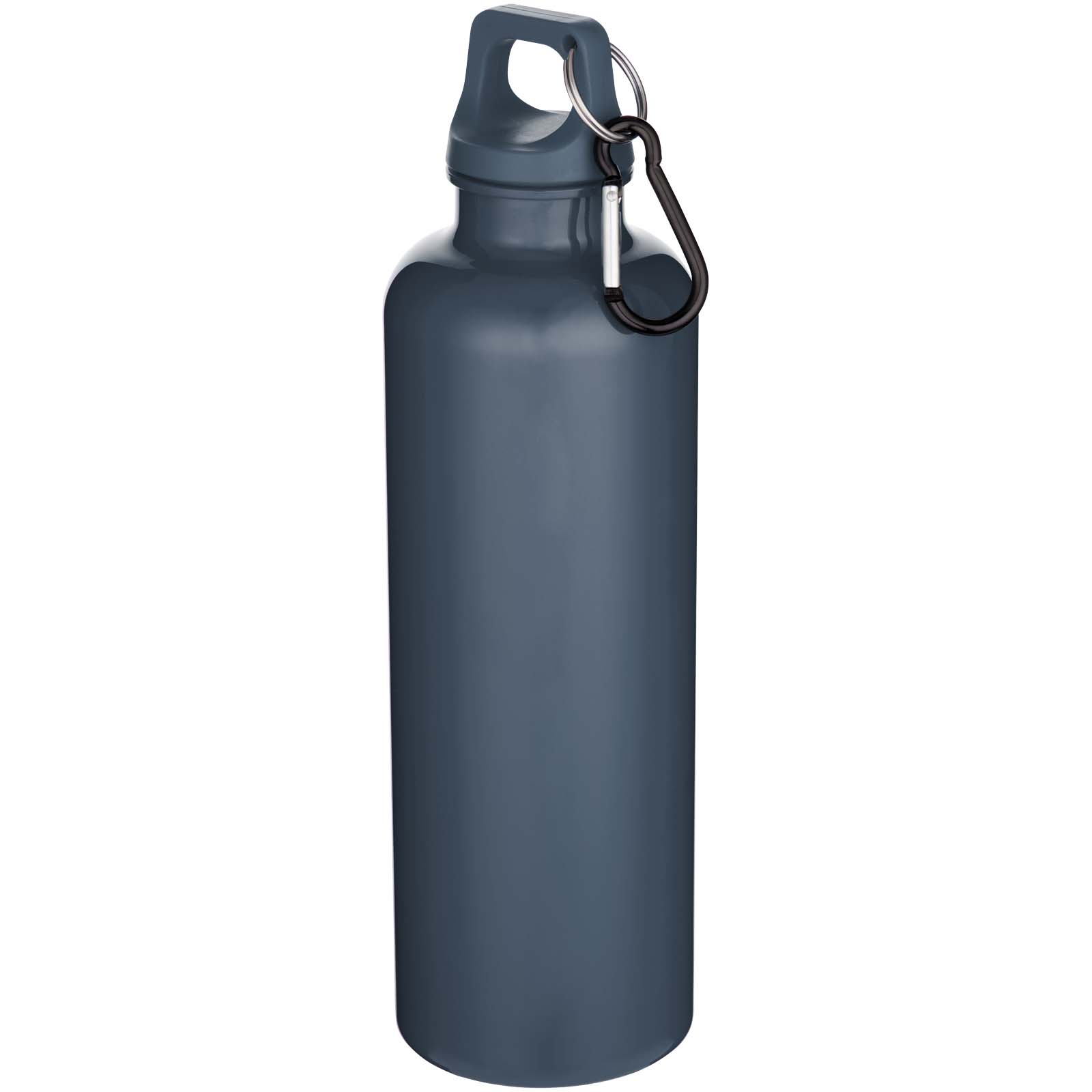 Bouteille d’eau Oregon de 750 ml en plastique recyclé uni certifié RCS avec mousqueton