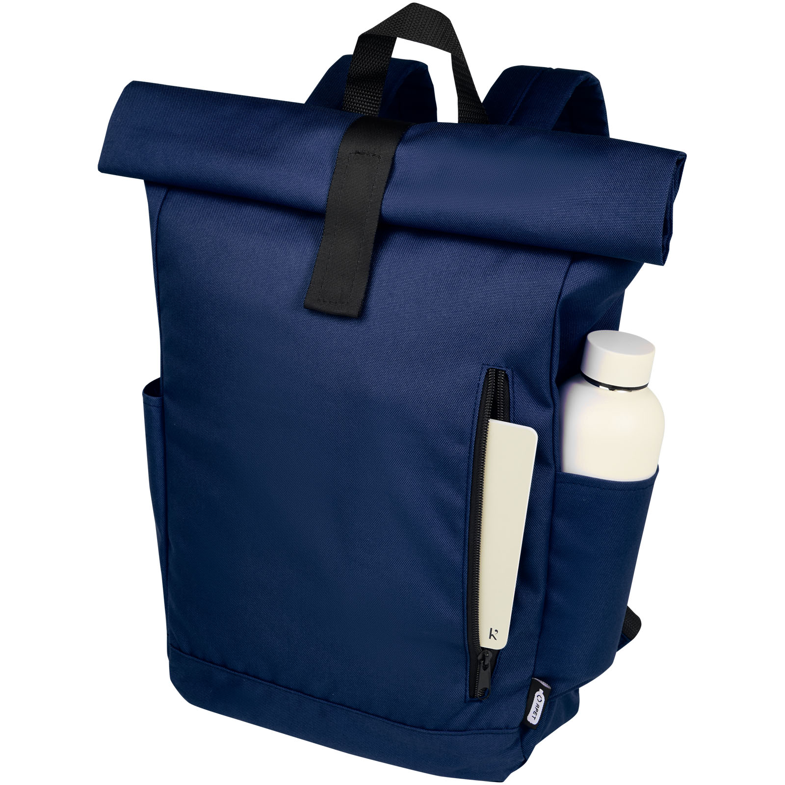 Sac à dos Byron de 18 L en RPET GRS 15,6" avec dessus enroulable