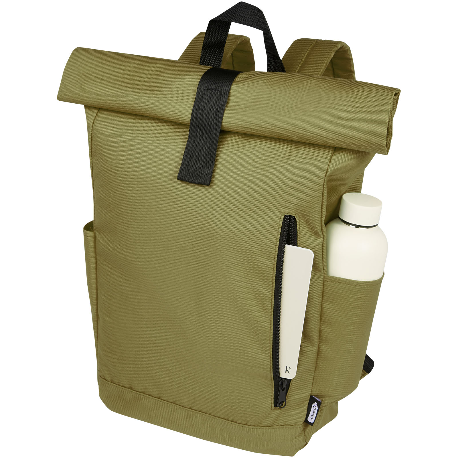 Sac à dos Byron de 18 L en RPET GRS 15,6" avec dessus enroulable
