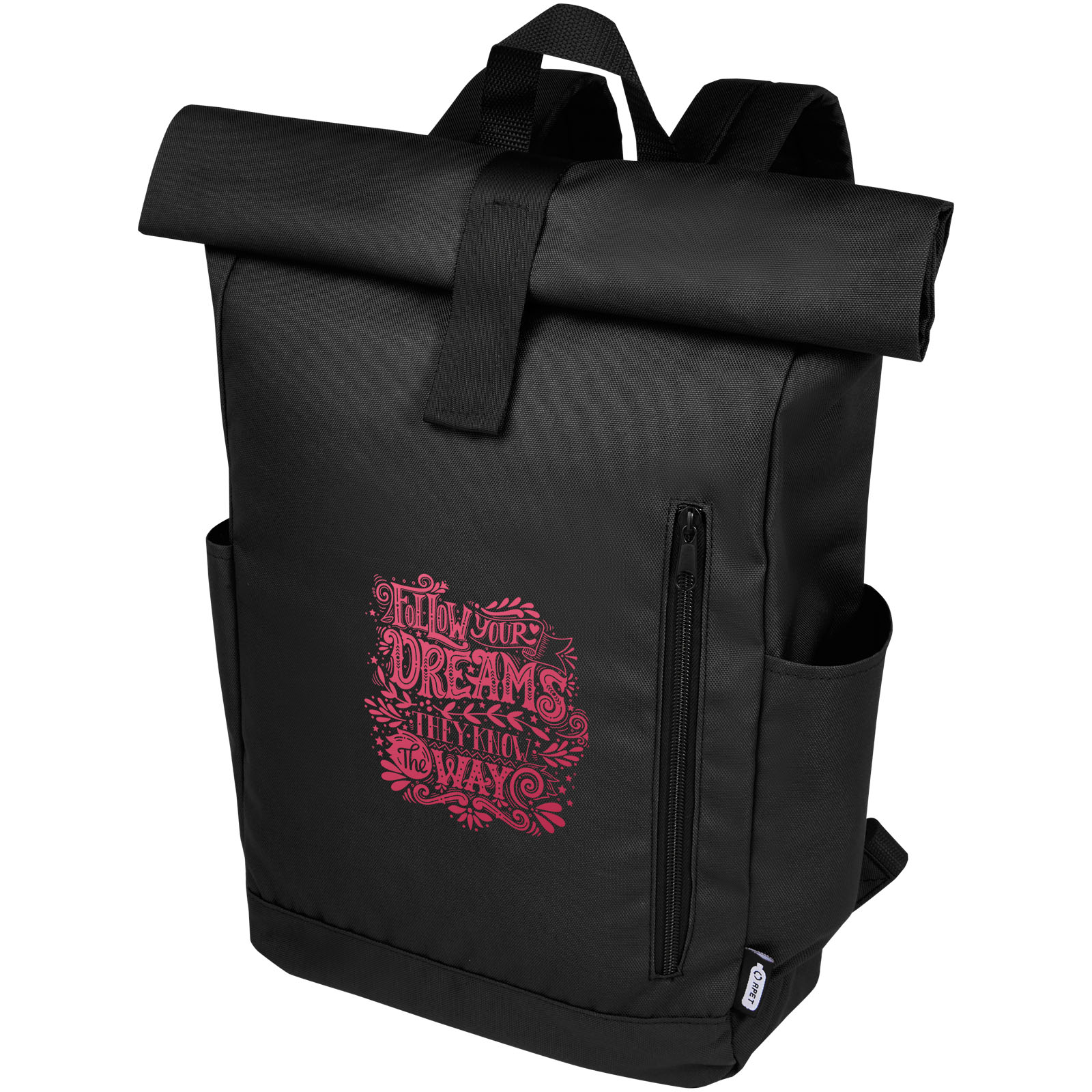 Sac à dos Byron de 18 L en RPET GRS 15,6" avec dessus enroulable