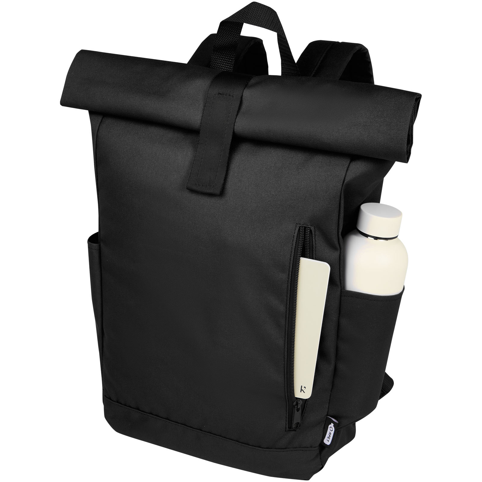 Sac à dos Byron de 18 L en RPET GRS 15,6" avec dessus enroulable