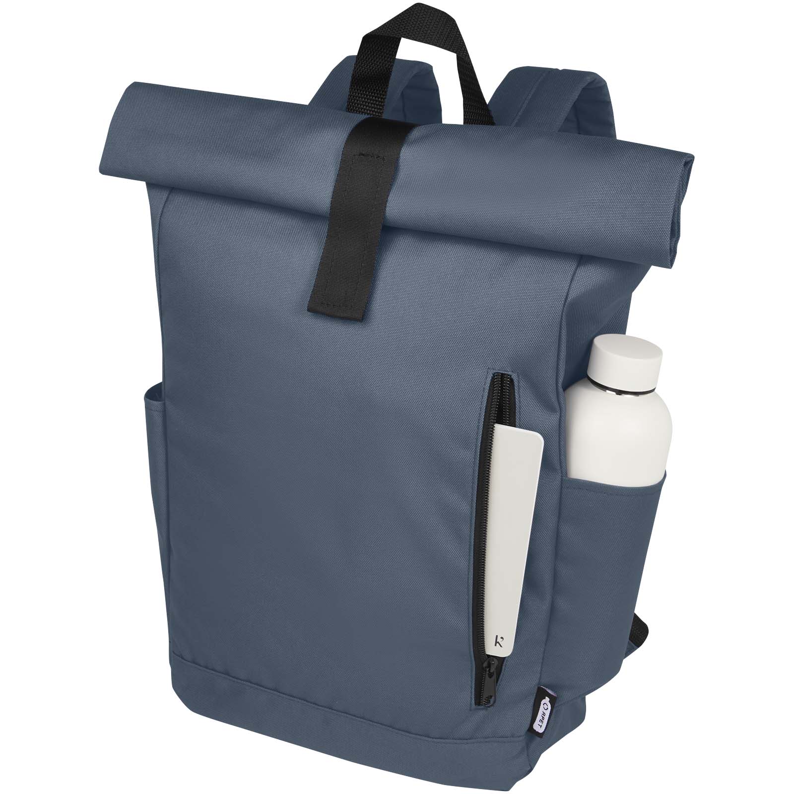 Sac à dos Byron de 18 L en RPET GRS 15,6" avec dessus enroulable