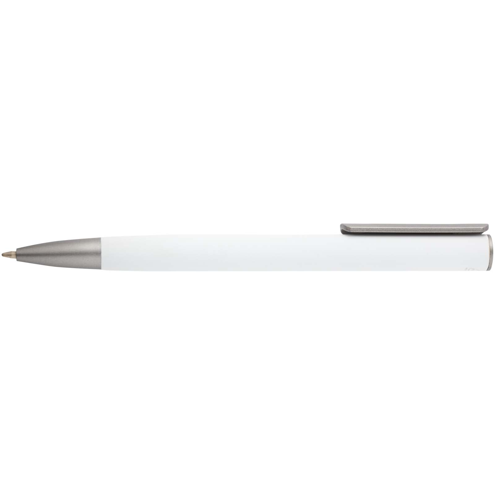 Stylo bille Ziguur en aluminium recyclé (encre noire)