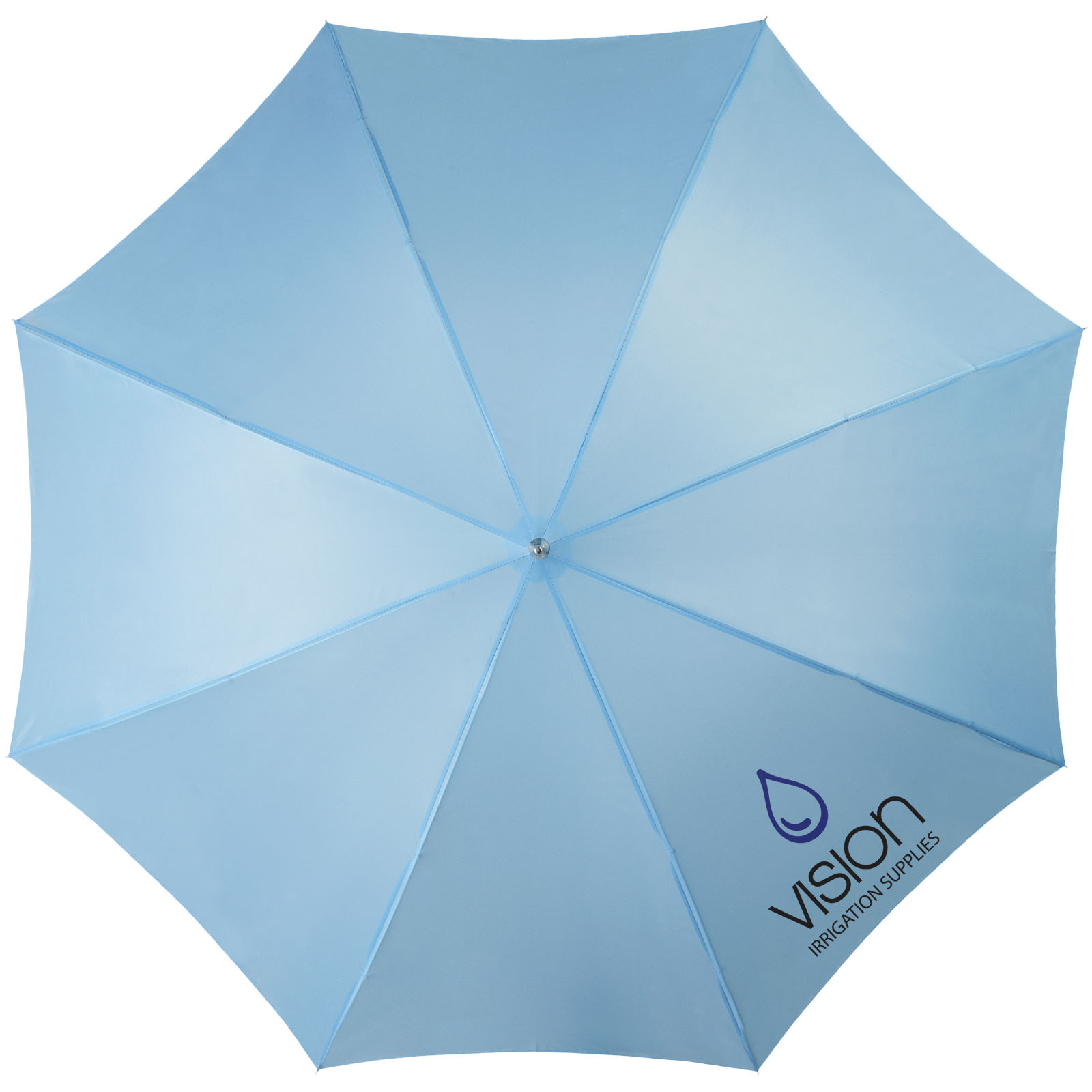 Parapluie 23" à ouverture automatique avec poignée en bois Lisa