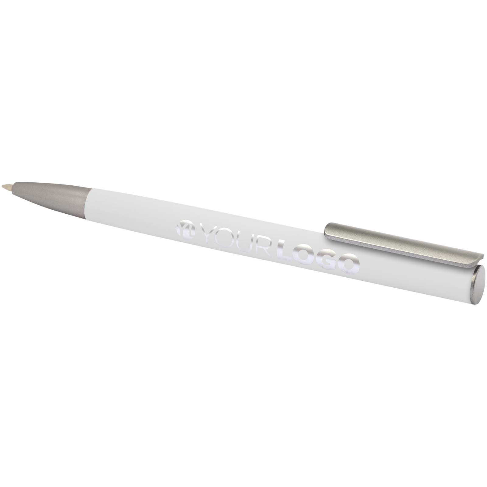 Stylo bille Ziguur en aluminium recyclé (encre noire)
