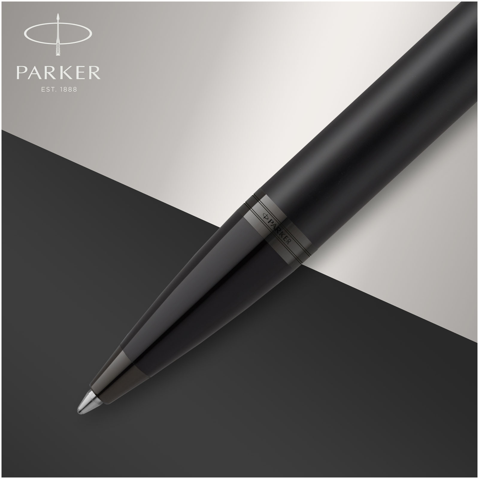 Stylo bille achromatique IM Parker (encre bleue)