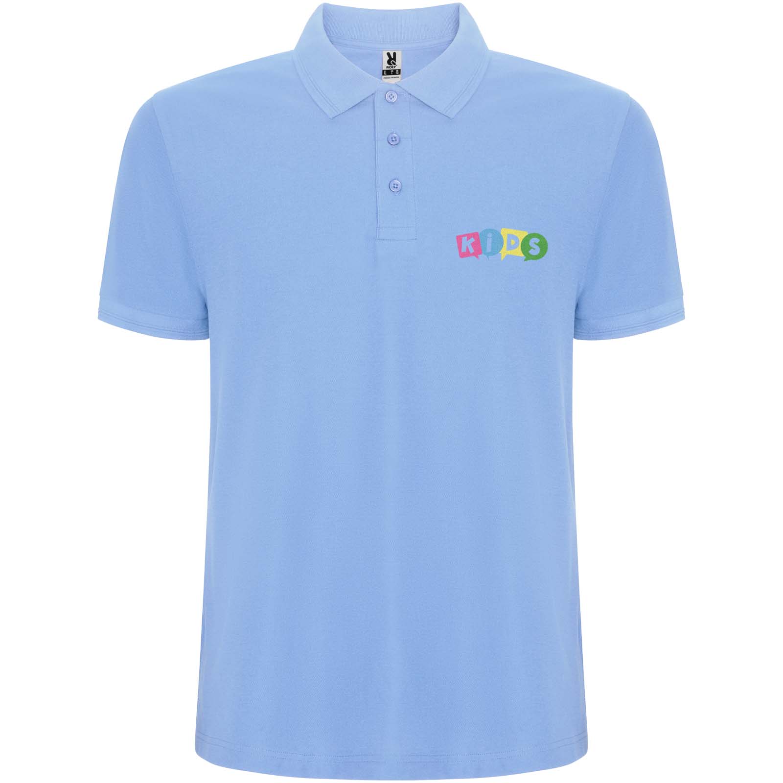 Roly Polo de 220 g/m² Pegaso Premium à manches courtes pour enfant