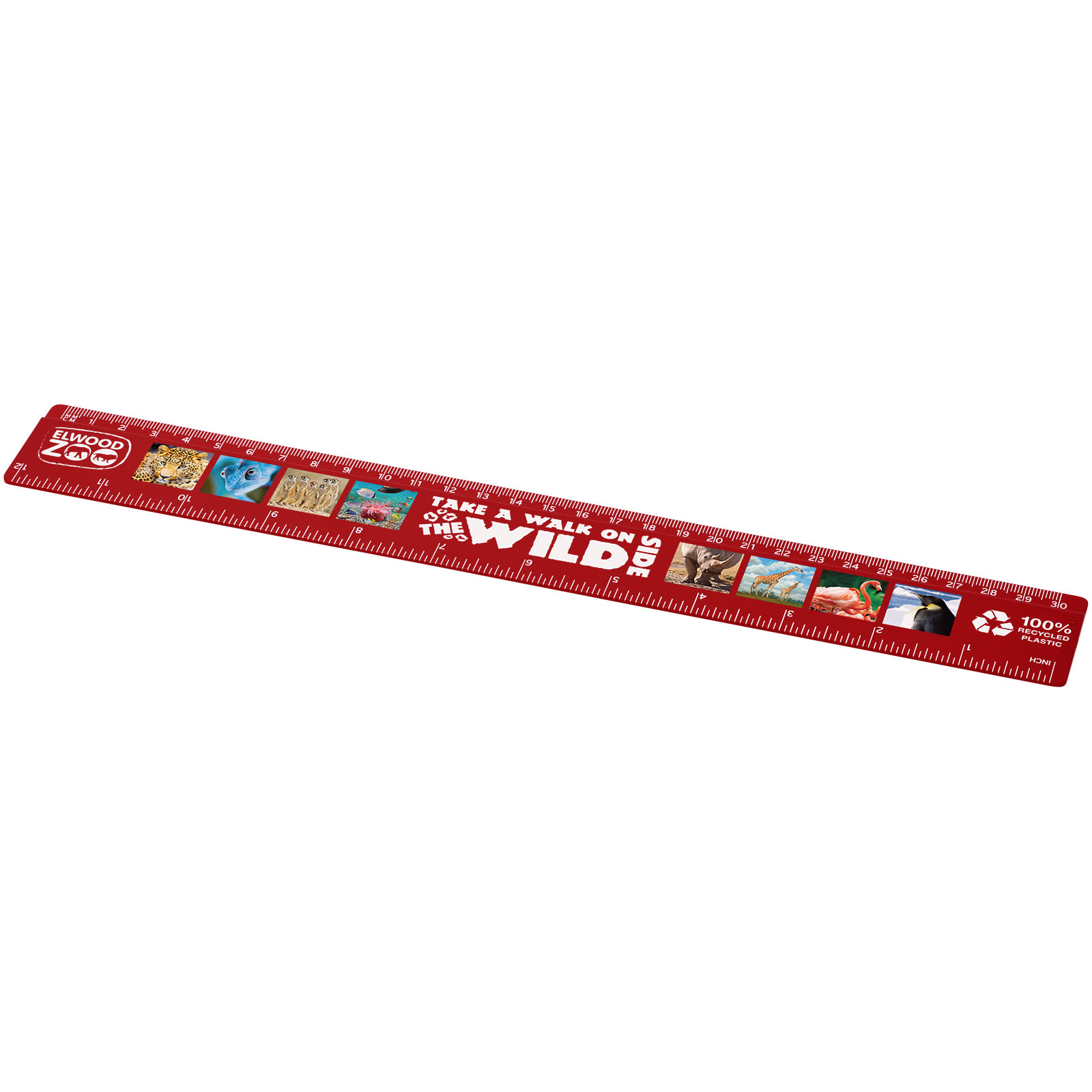 Règle Refari de 30 cm en plastique recyclé