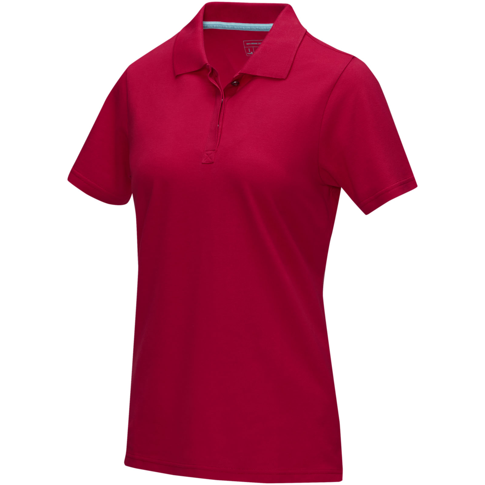 Elevate Polo Graphite bio manches courtes femme