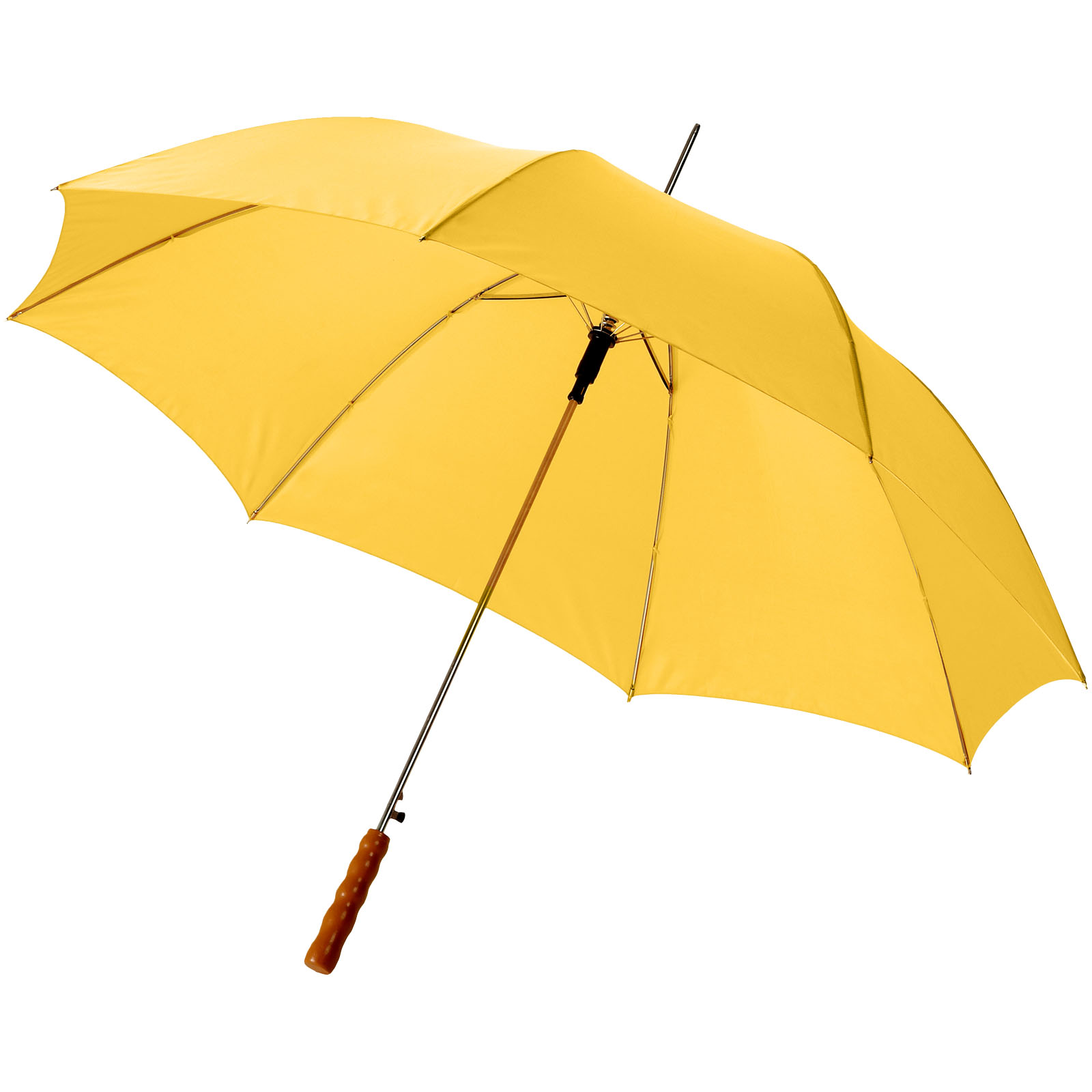 Parapluie 23" à ouverture automatique avec poignée en bois Lisa
