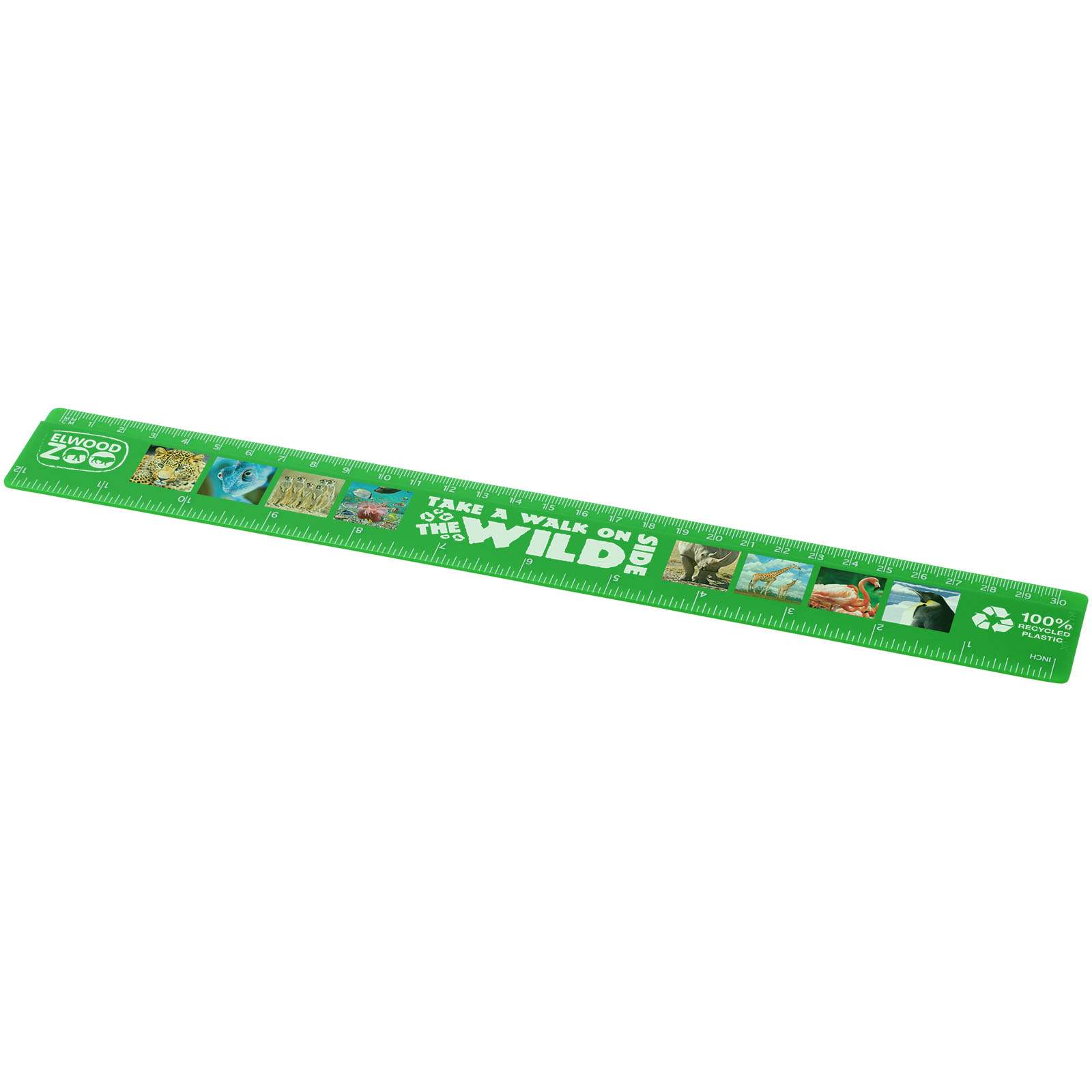 Règle Refari de 30 cm en plastique recyclé