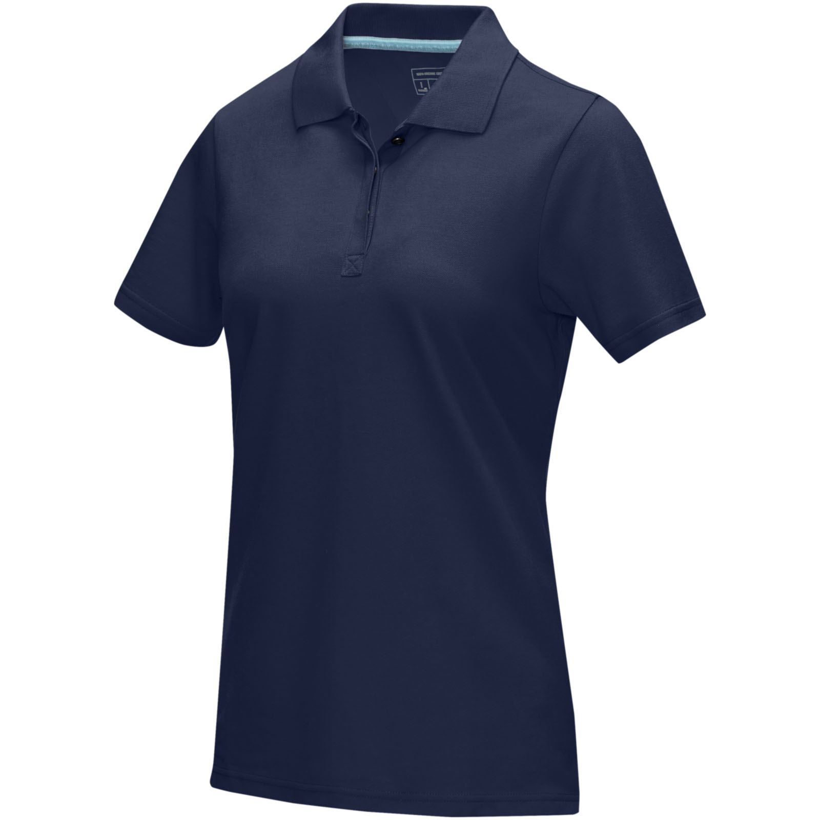 Elevate Polo Graphite bio manches courtes femme