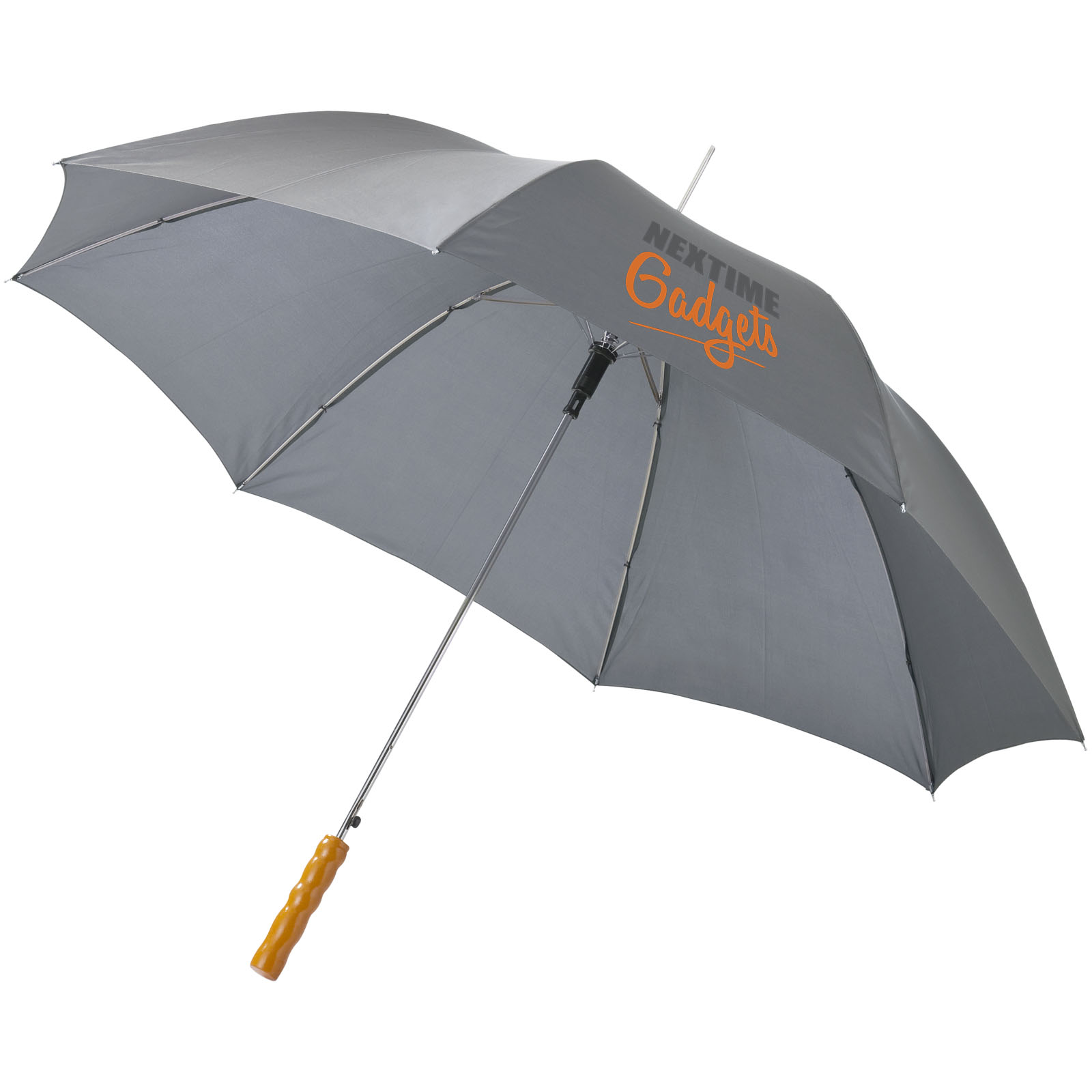 Parapluie 23" à ouverture automatique avec poignée en bois Lisa