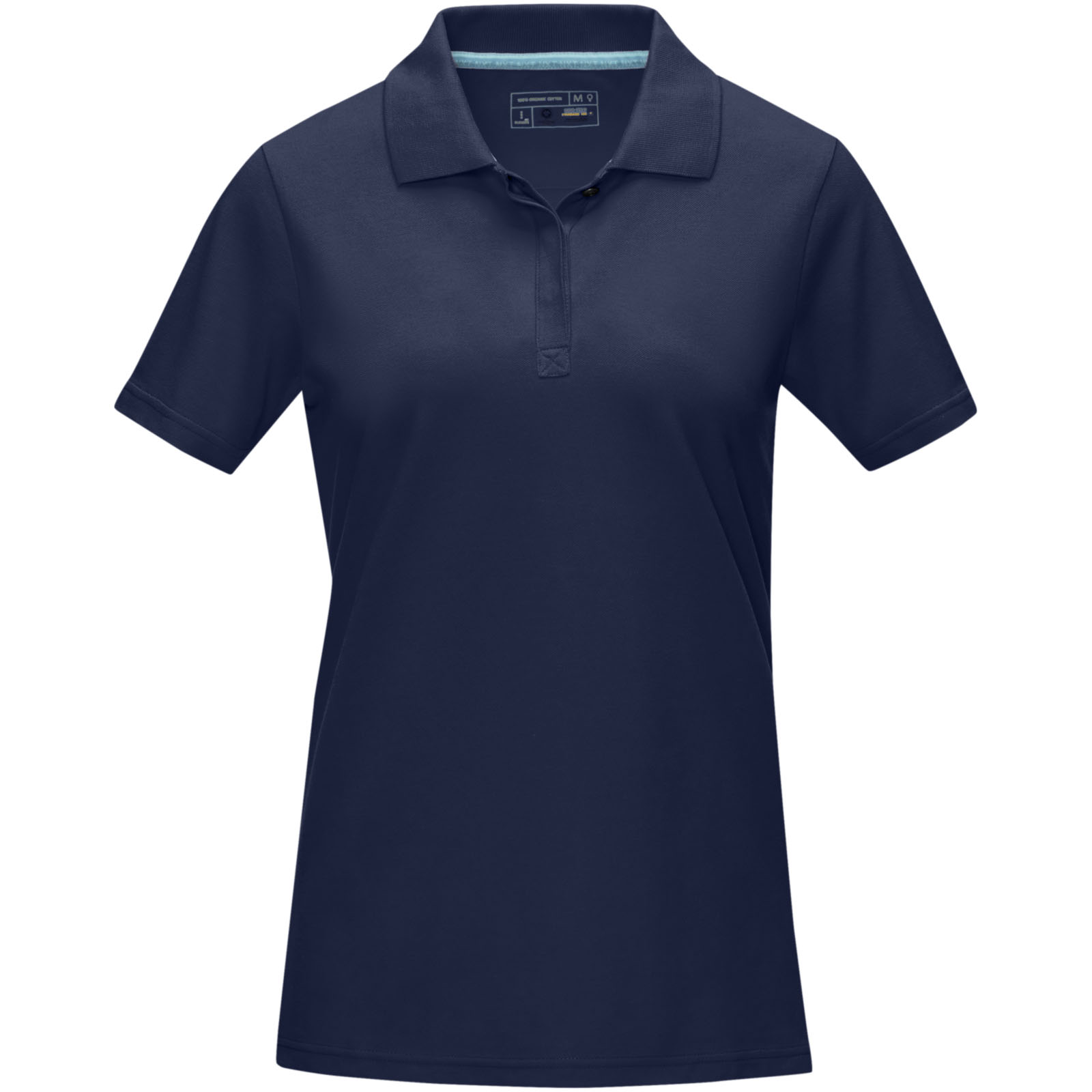 Elevate Polo Graphite bio manches courtes femme