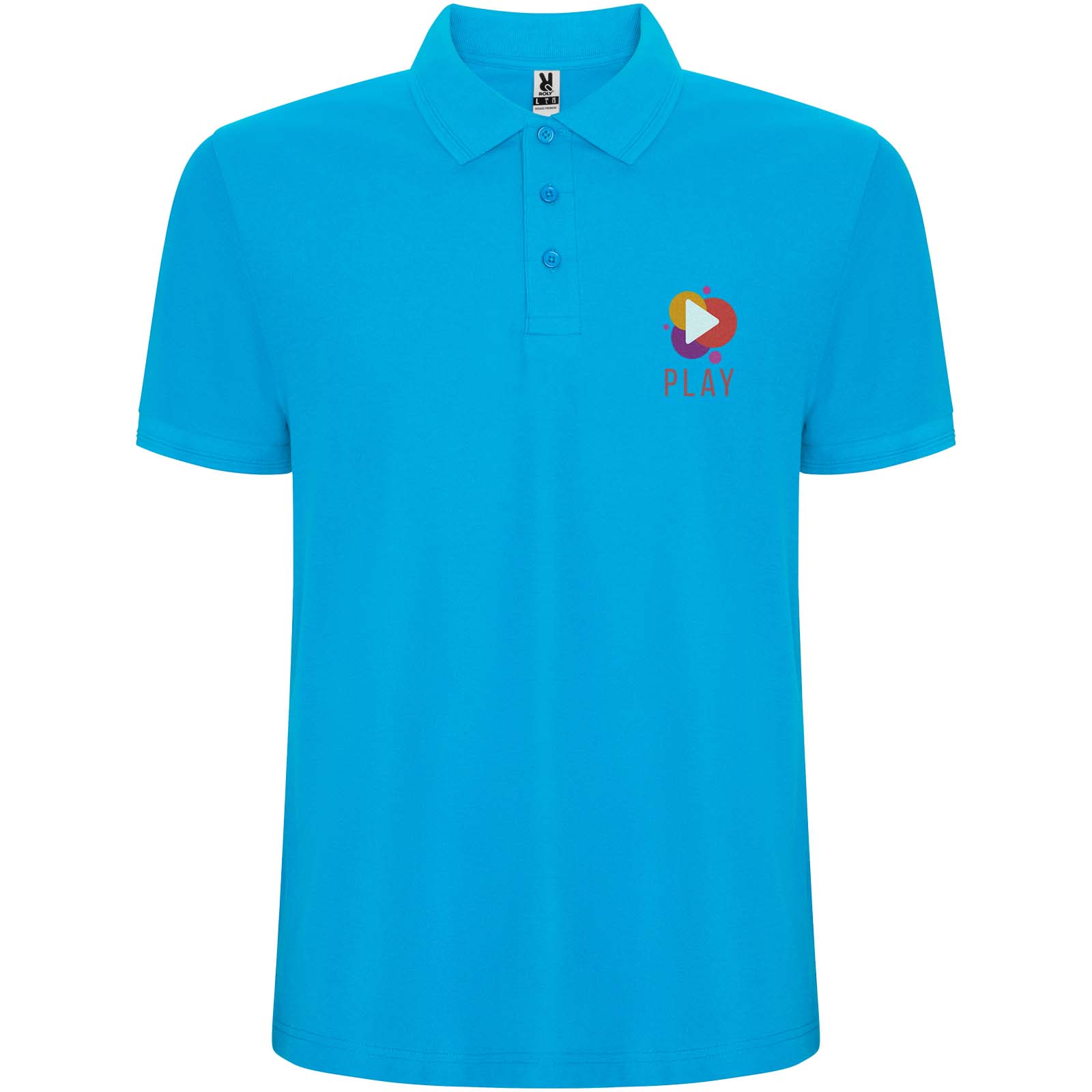 Roly Polo de 220 g/m² Pegaso Premium à manches courtes pour enfant