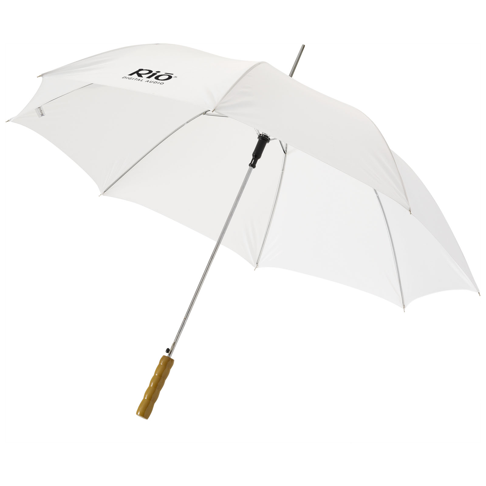 Parapluie 23" à ouverture automatique avec poignée en bois Lisa