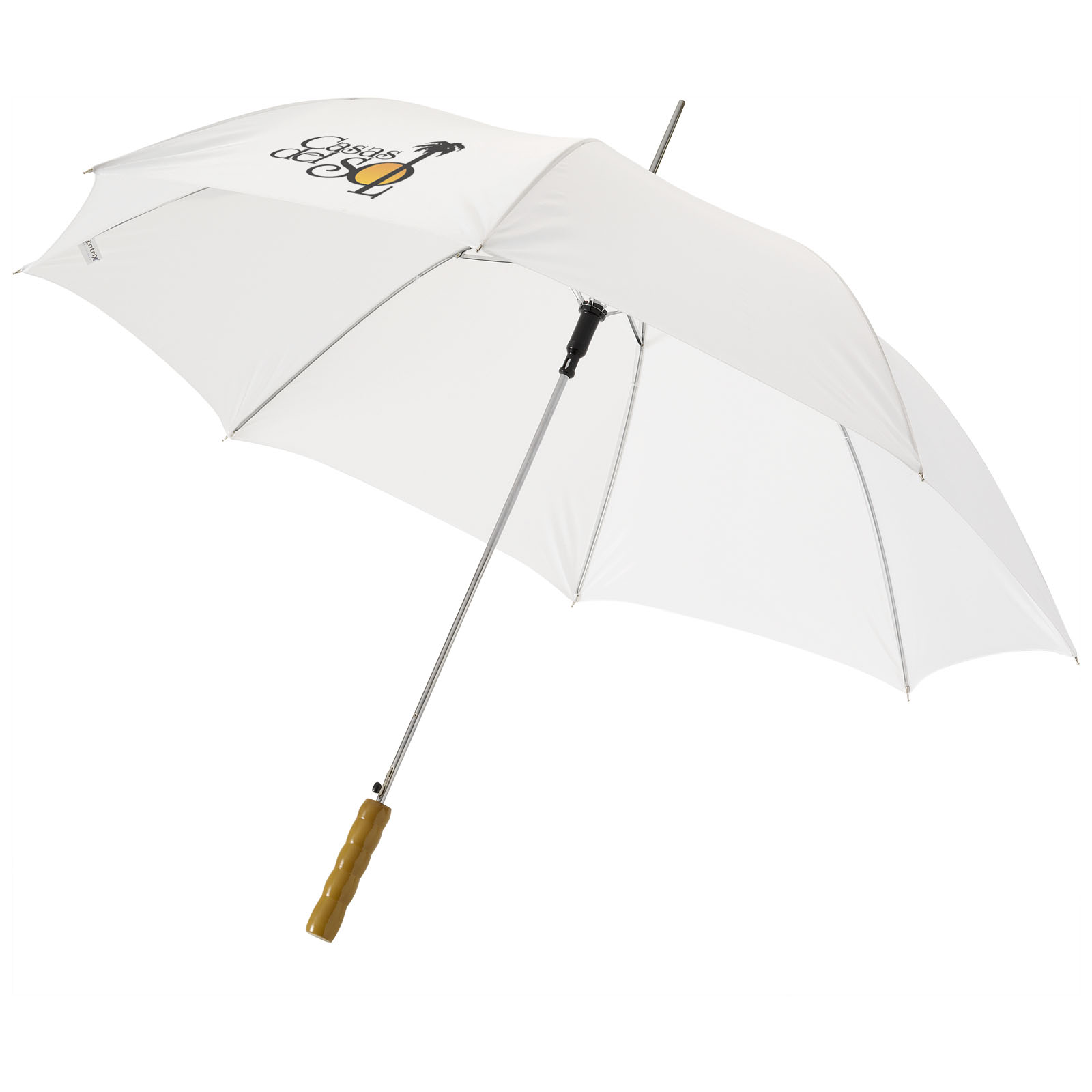 Parapluie 23" à ouverture automatique avec poignée en bois Lisa