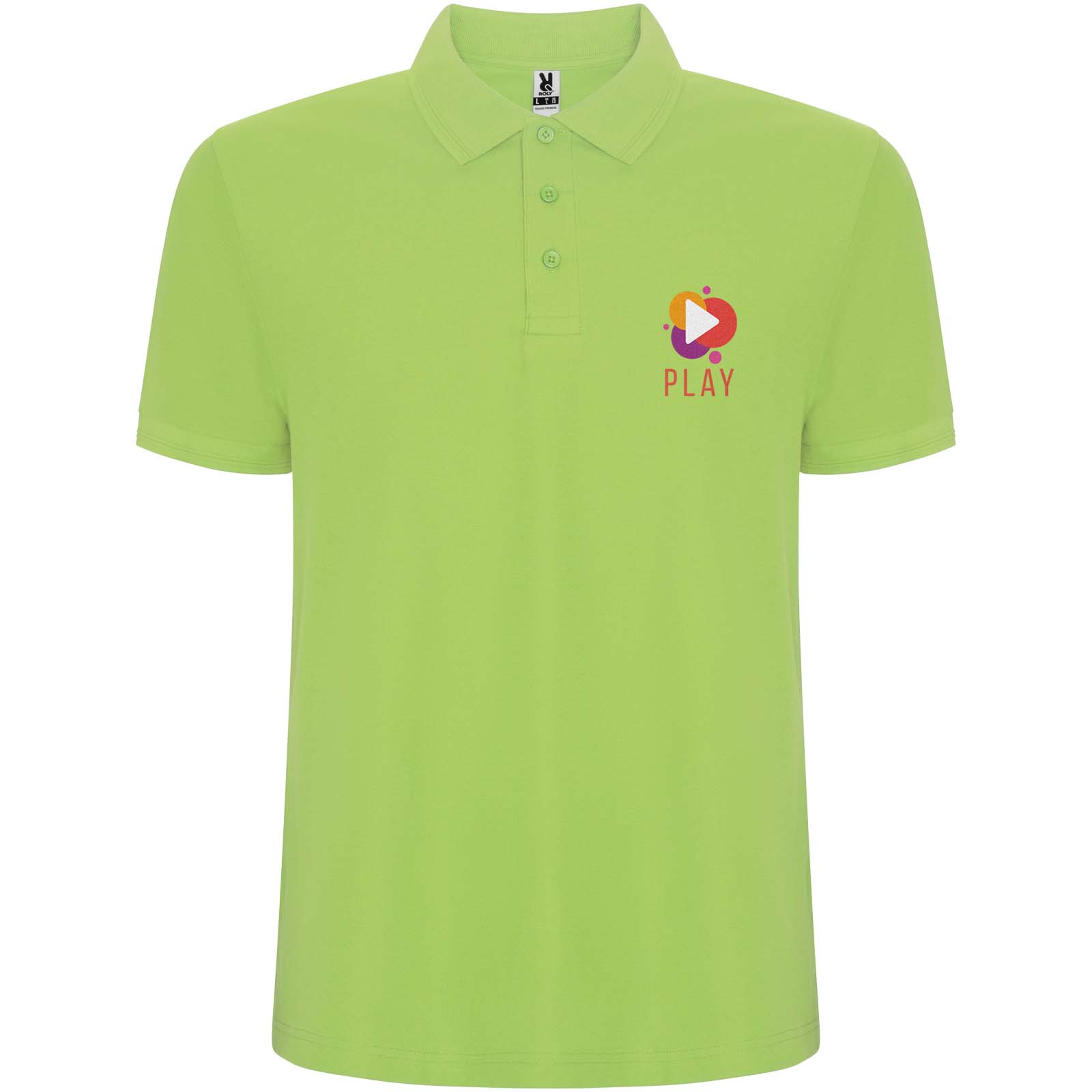 Roly Polo de 220 g/m² Pegaso Premium à manches courtes pour enfant
