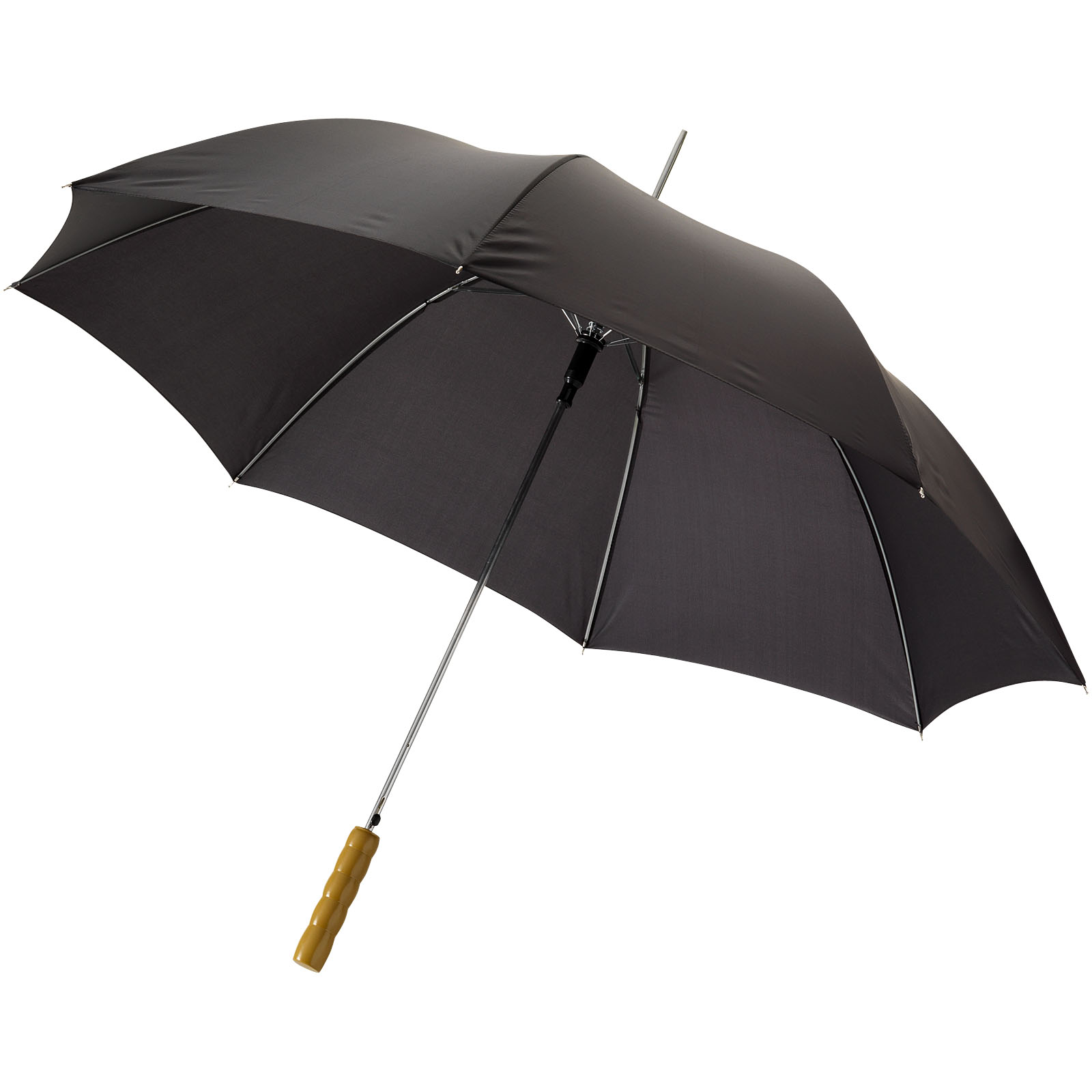 Parapluie 23" à ouverture automatique avec poignée en bois Lisa