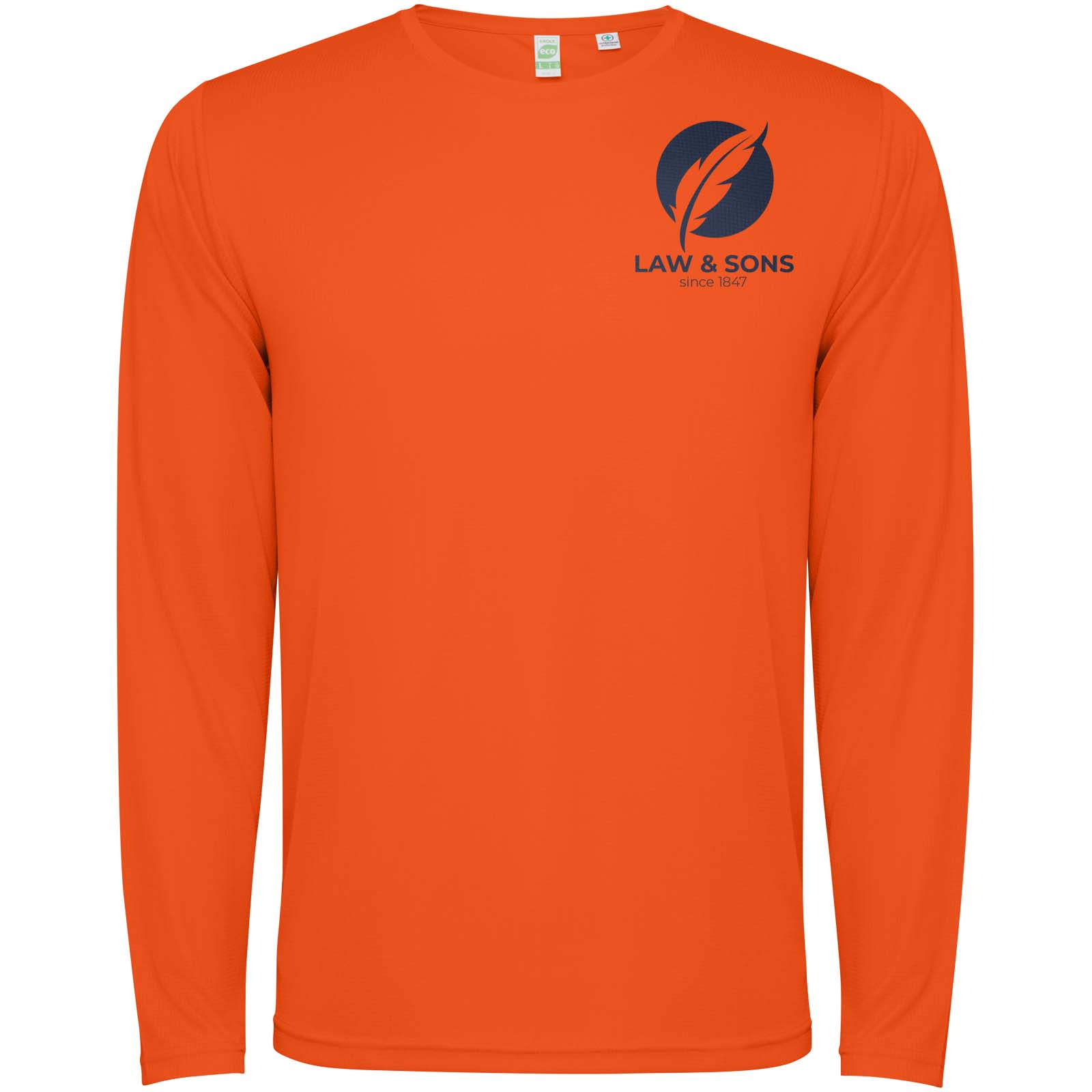Roly T-shirt de 125 g/m² Estoril unisexe à manches longues