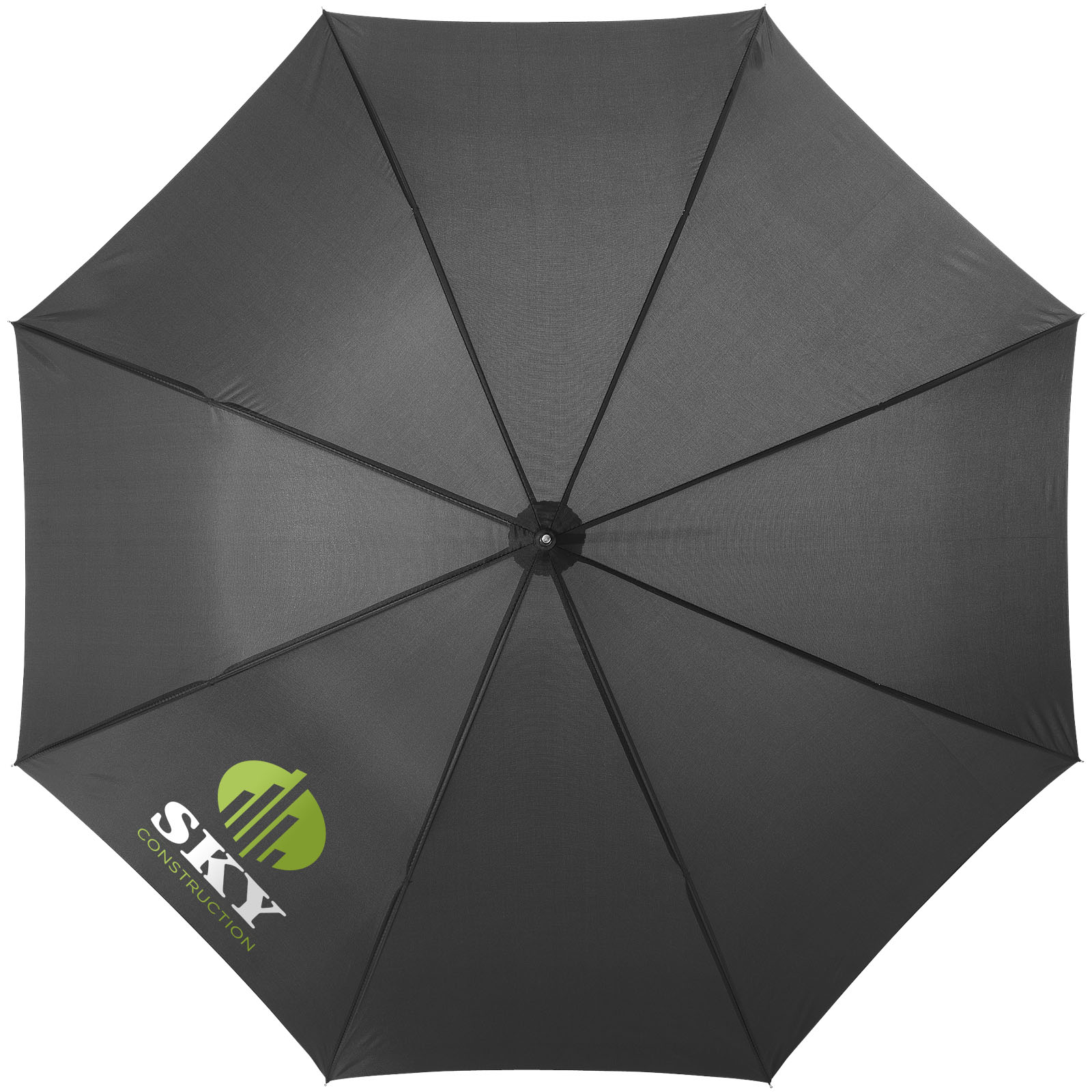 Parapluie 23" à ouverture automatique avec poignée en bois Lisa