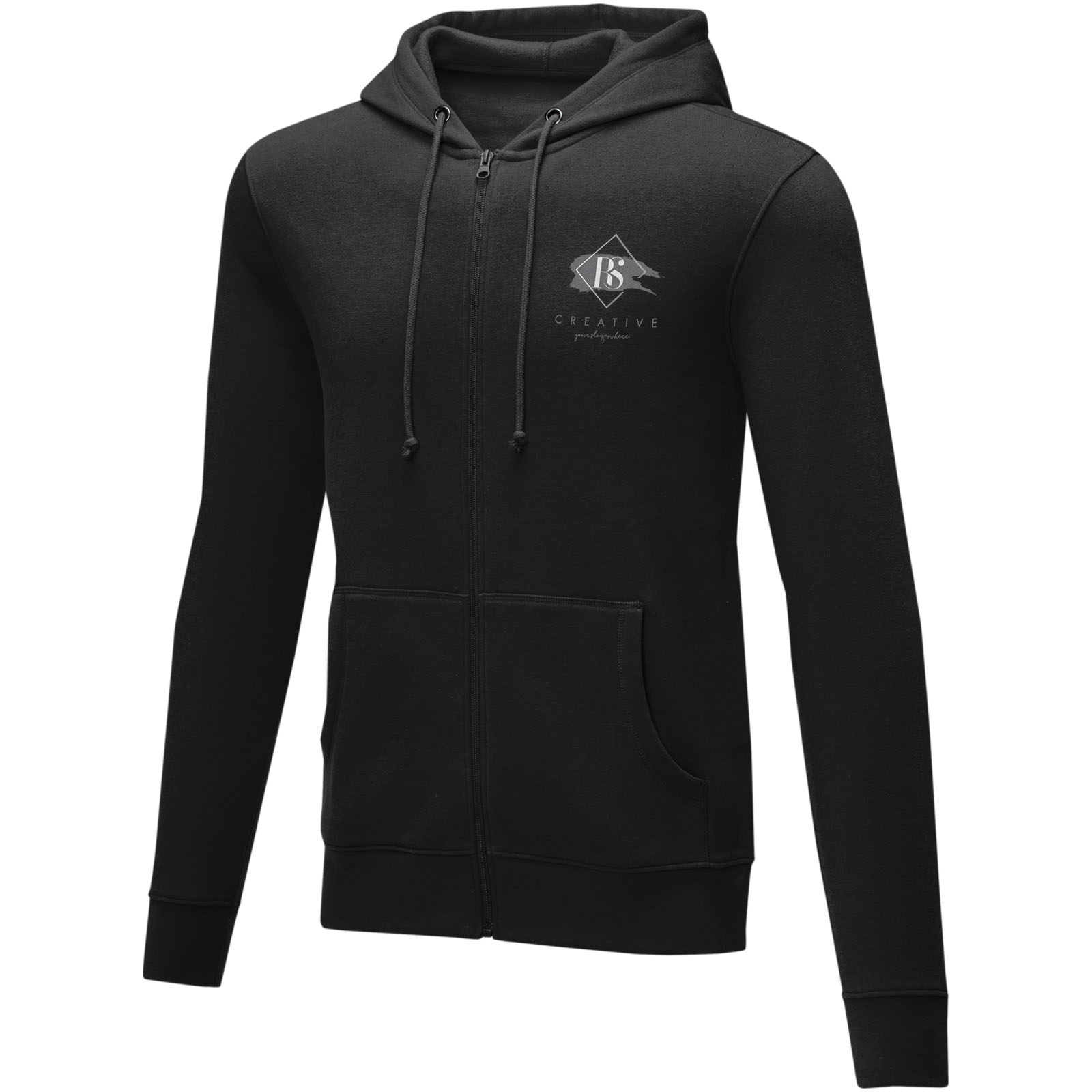 Elevate Sweat à capuche zippé de 240 g/m² Charon pour homme