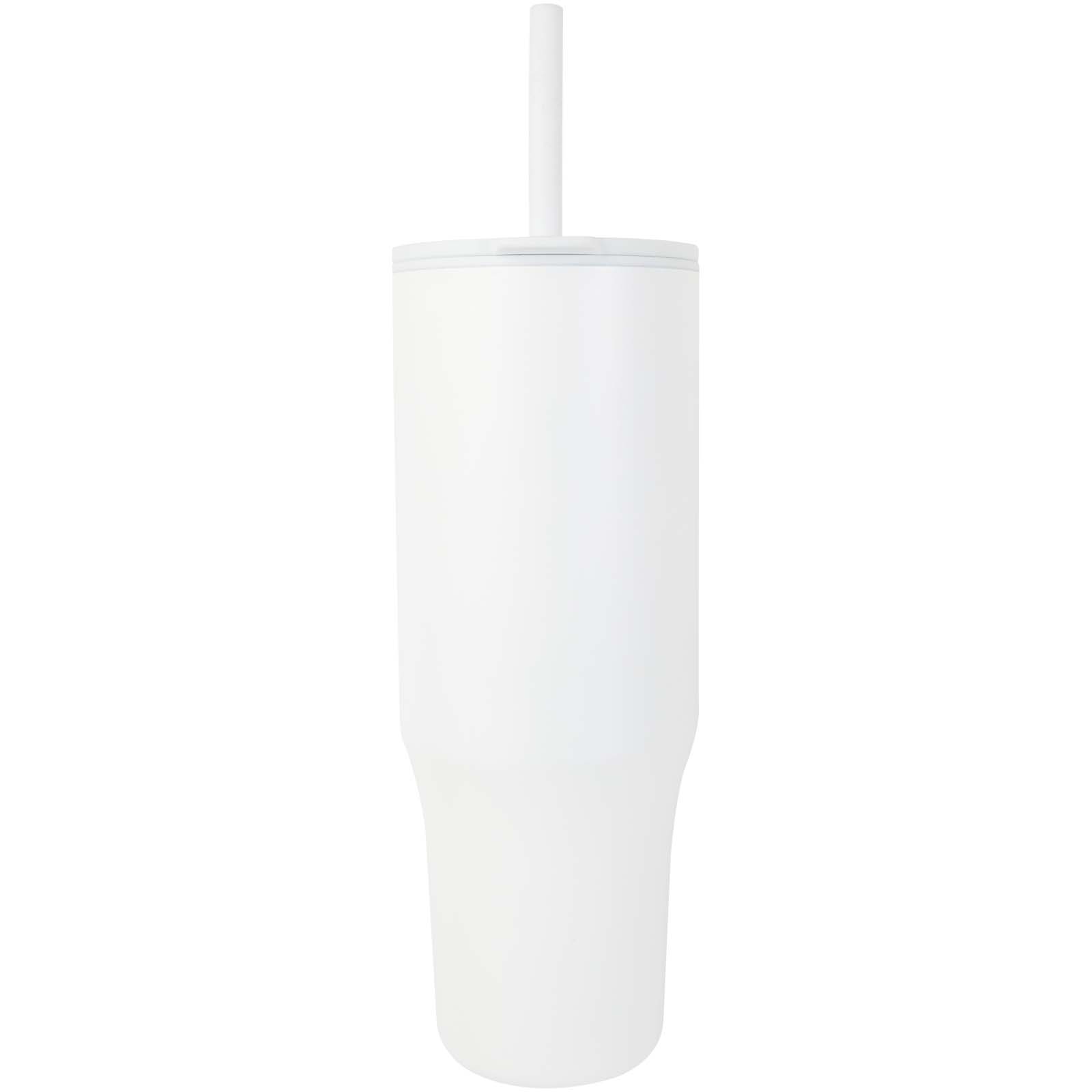 Gobelet isotherme Brady 900 ml certifié RCS avec paille en silicone