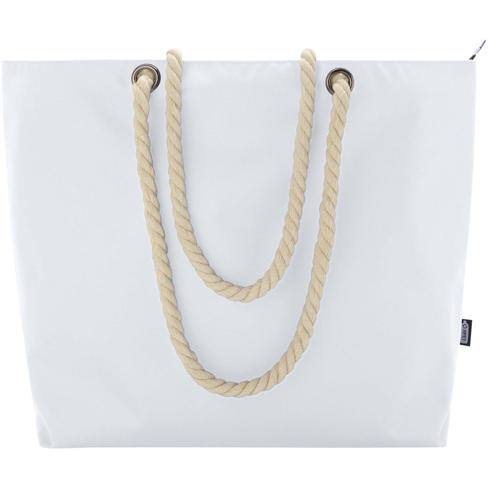 Sac shopping Panama recyclé GRS isotherme de plage avec poignées en cordelette 23L