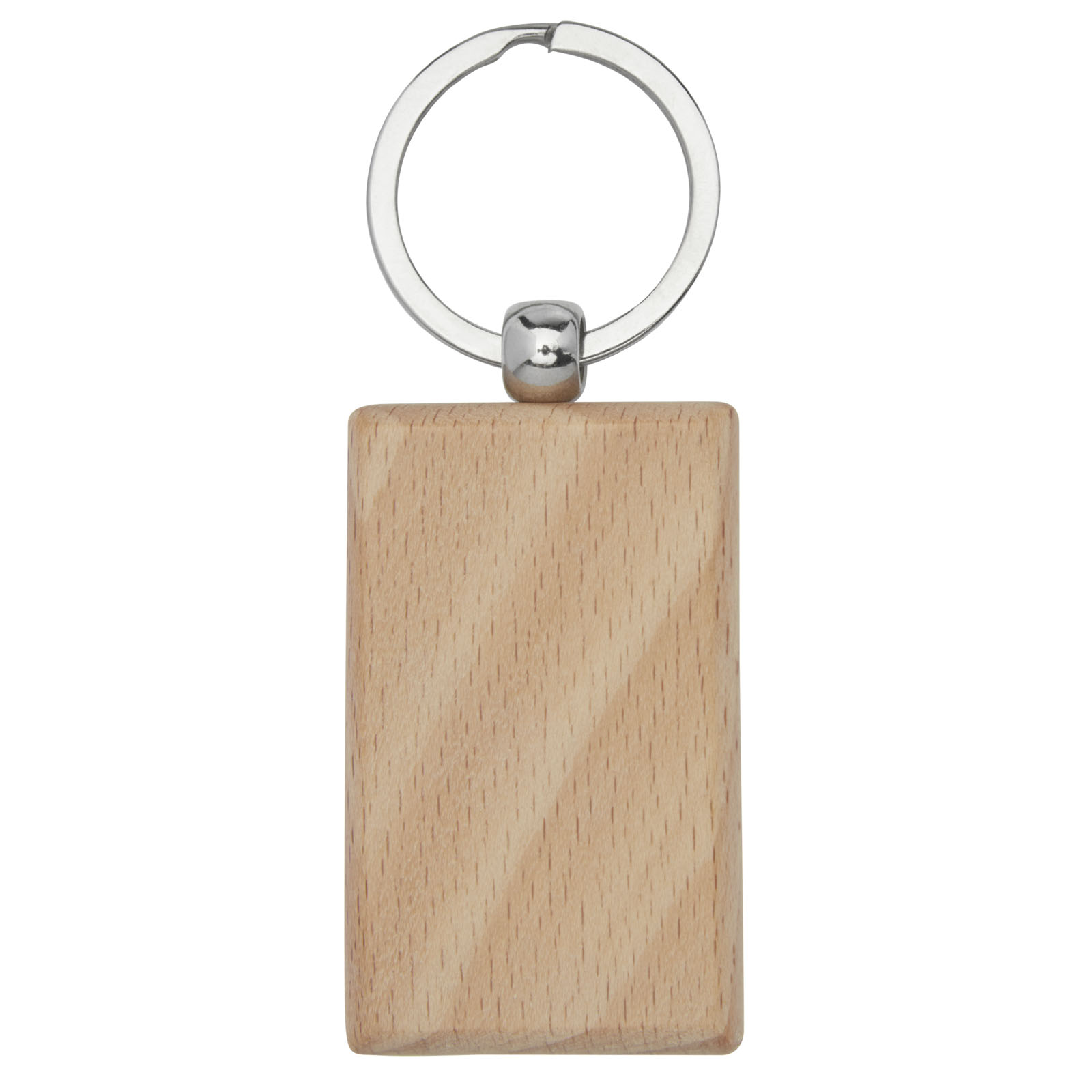 Porte-clés rectangulaire Gian en bois de hêtre