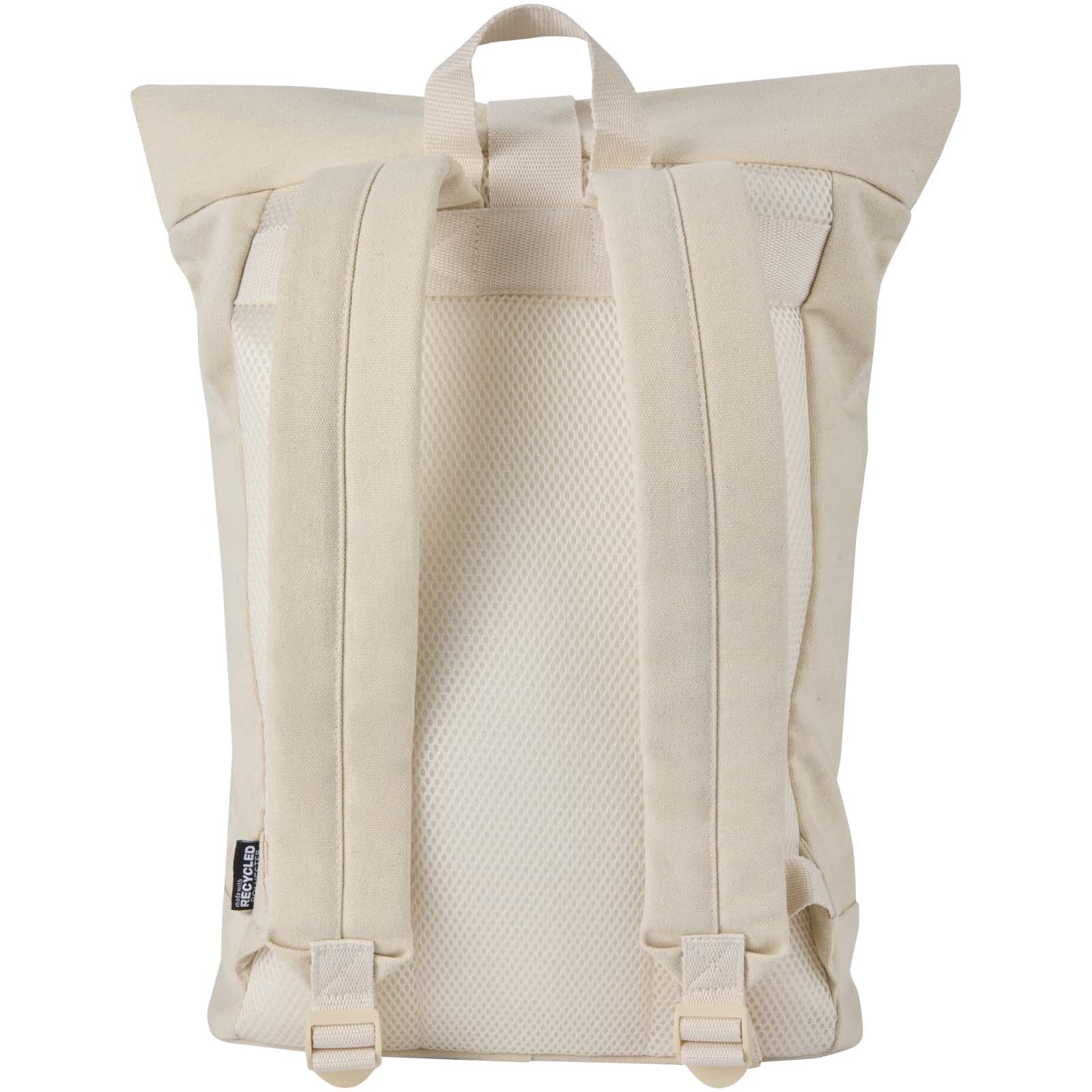 Sac à dos à fermeture enroulable Recanvas recyclé et certifié GRS de 14" et 16 L
