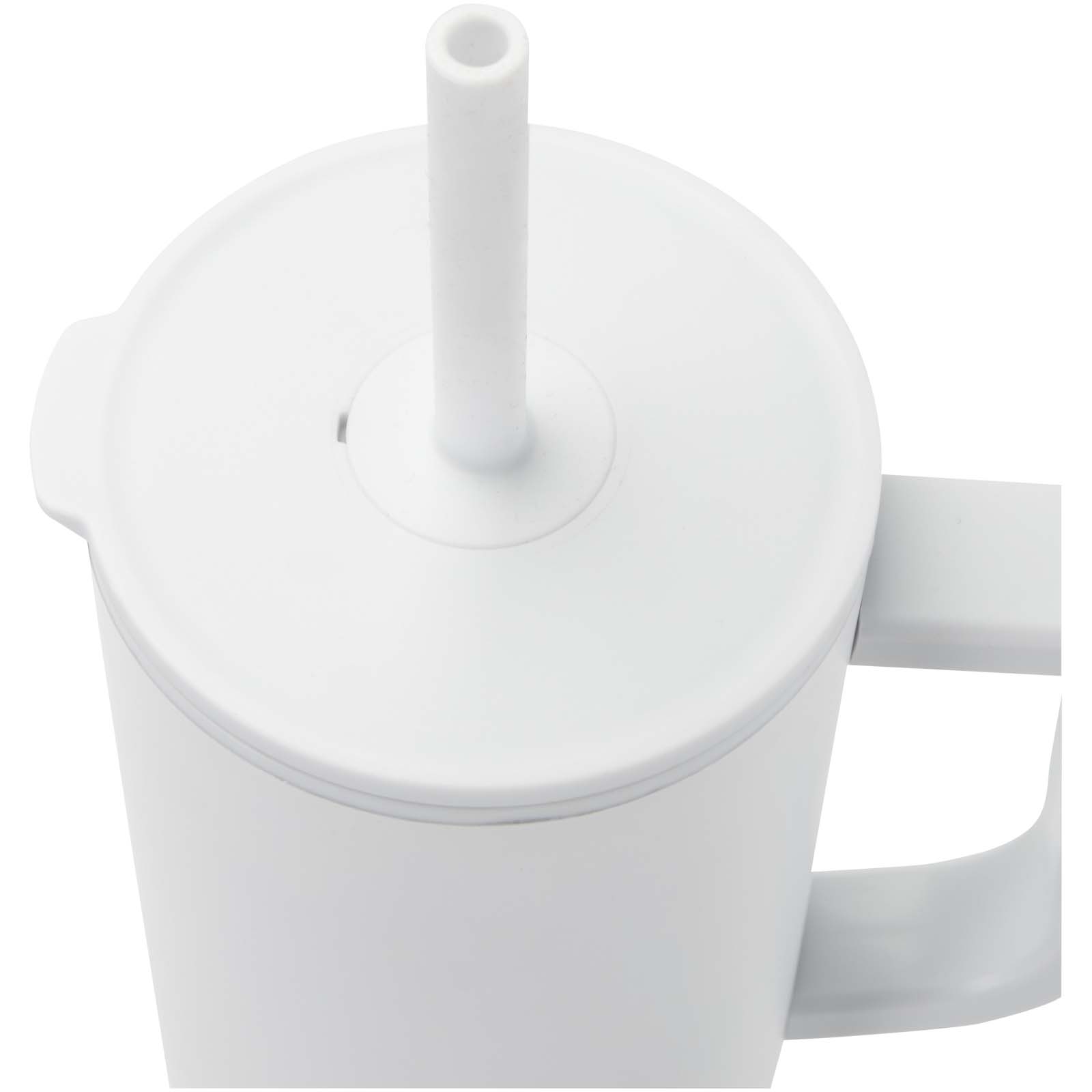 Gobelet isotherme Brady 900 ml certifié RCS avec paille en silicone