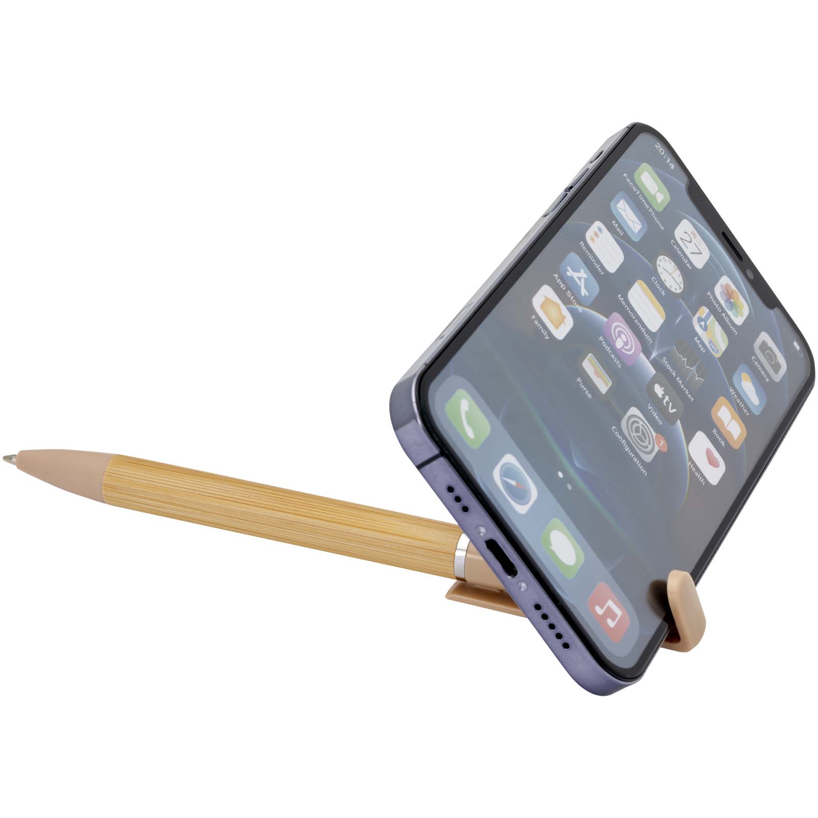 Stylo support de téléphone Delfina (encre bleue)