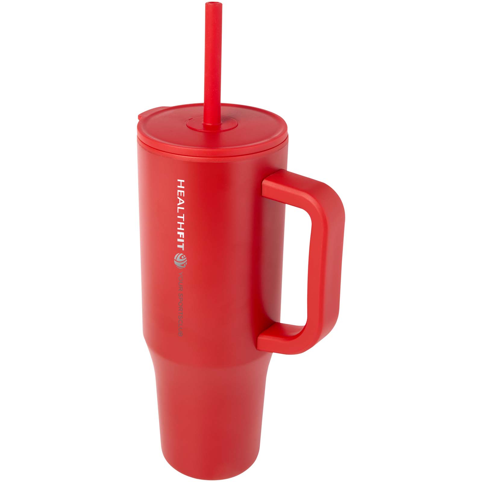 Gobelet isotherme Brady 900 ml certifié RCS avec paille en silicone