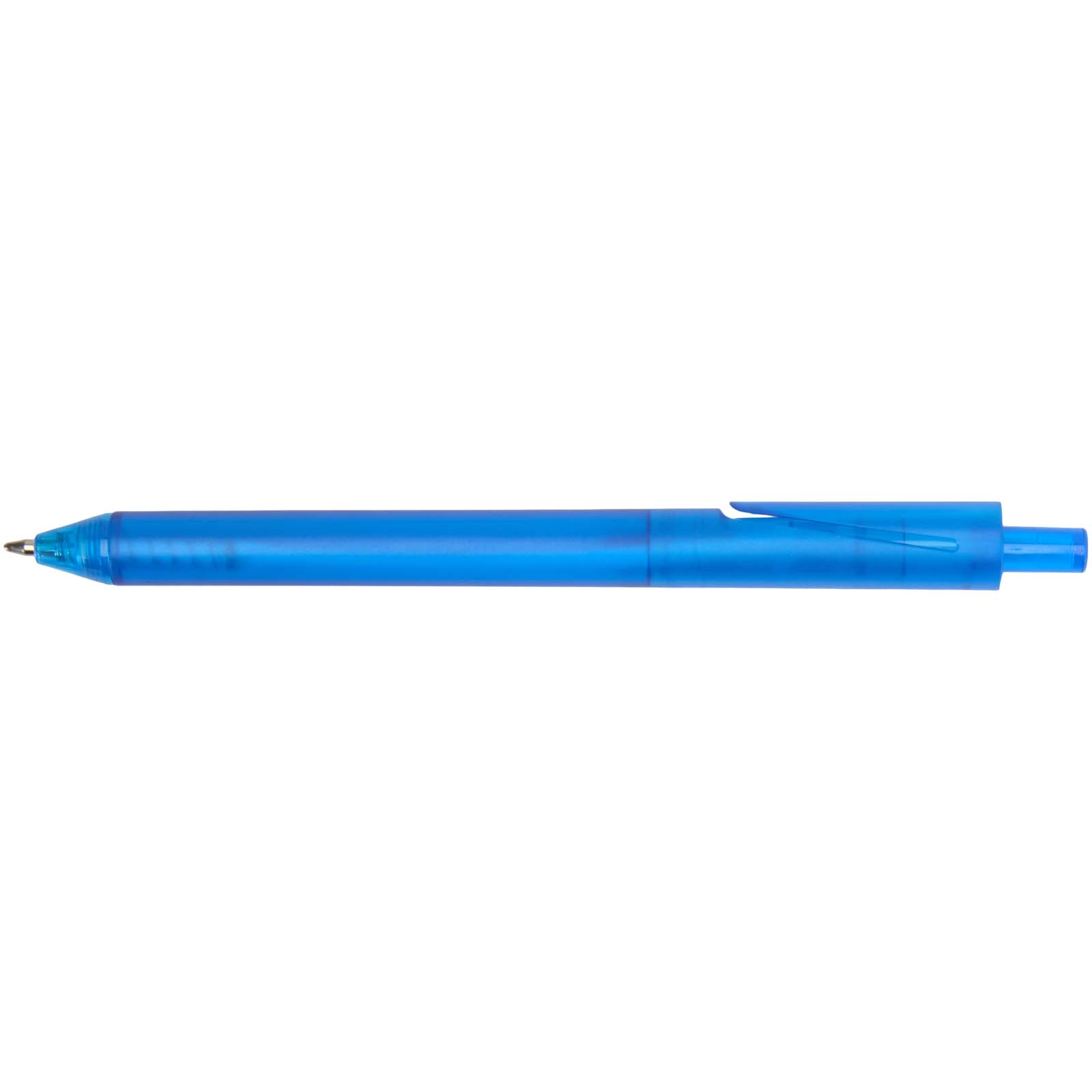 Ensemble carnet à couverture souple en plastique recyclé et stylo bille (encre bleue) Niove