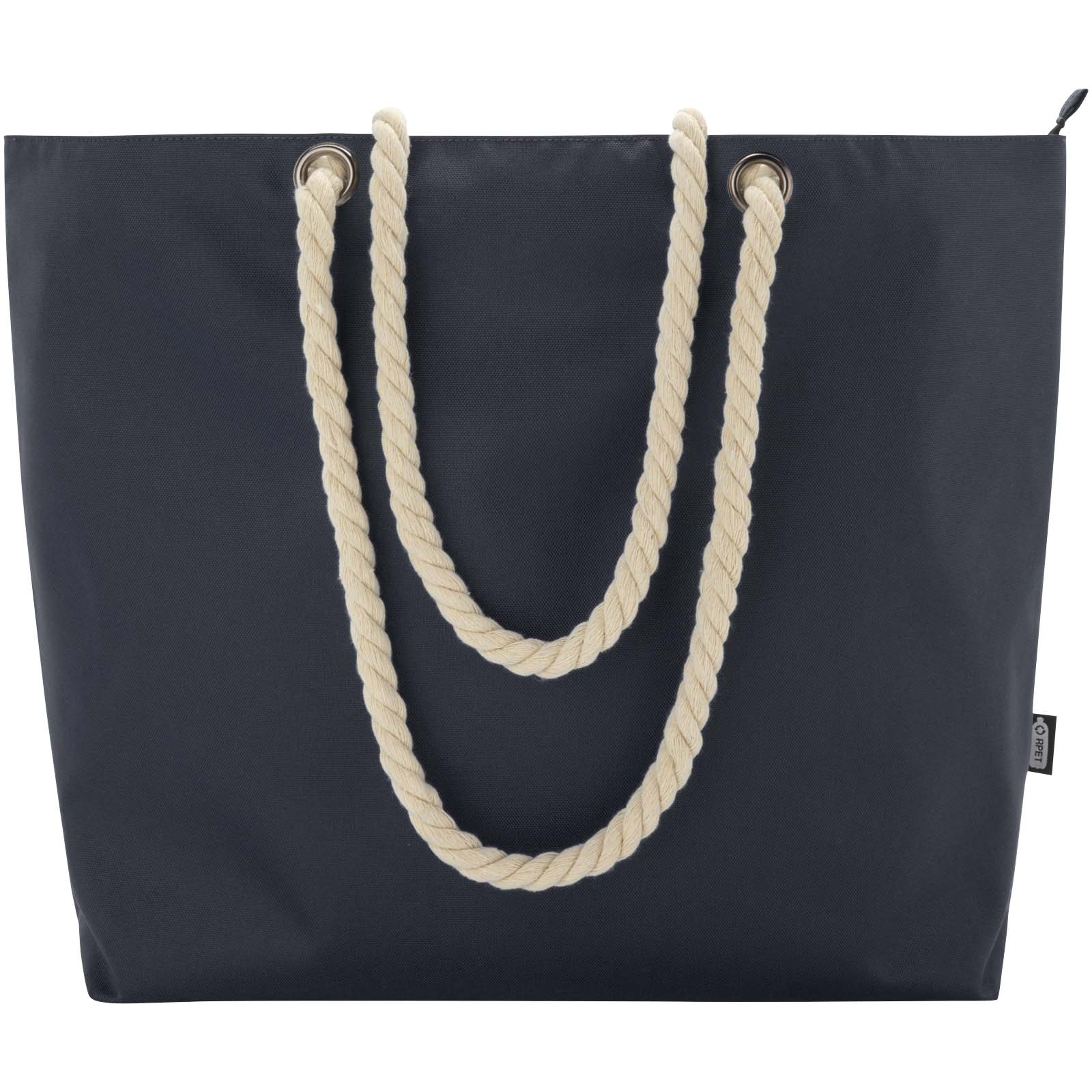 Sac shopping Panama recyclé GRS isotherme de plage avec poignées en cordelette 23L