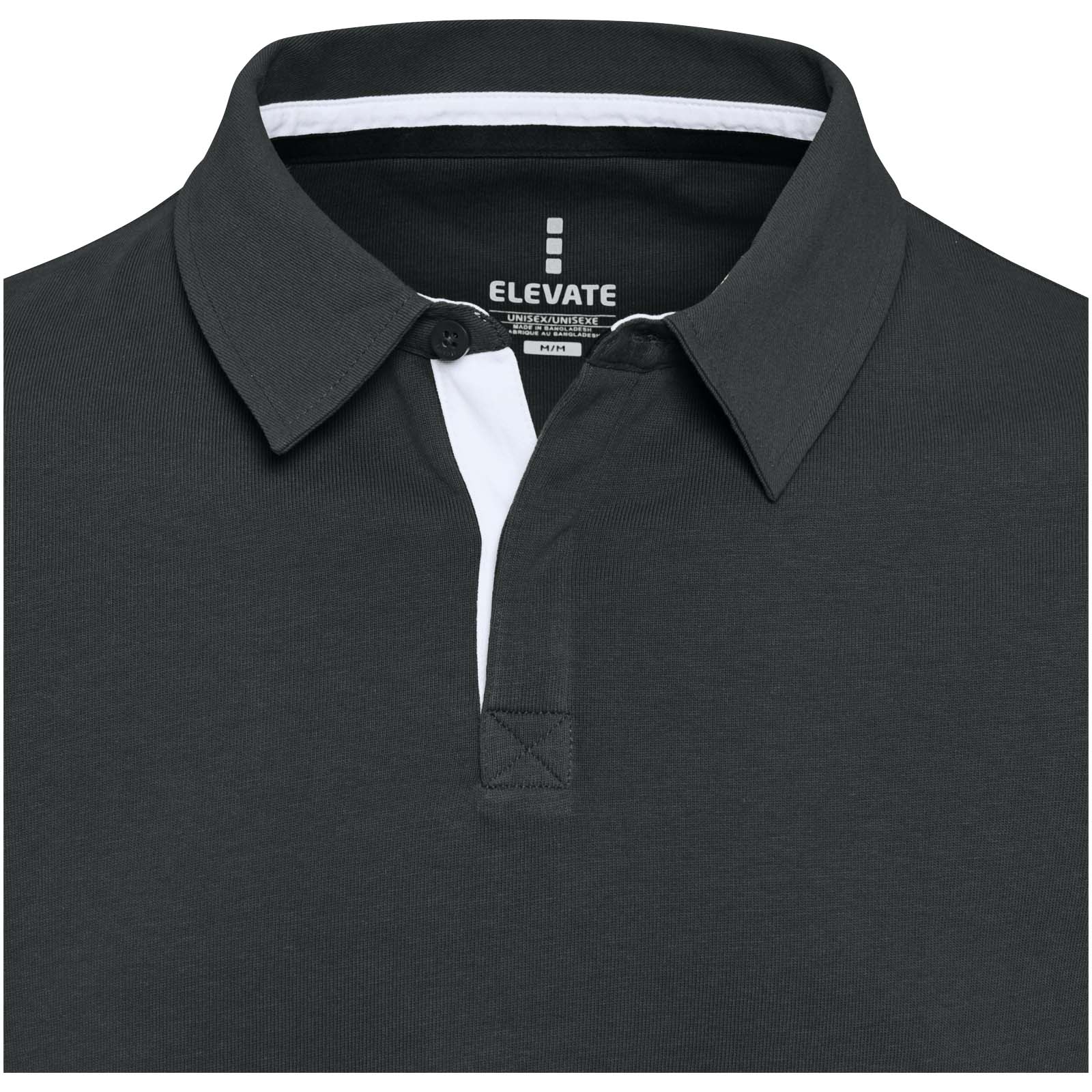 Elevate Sweatshirt de rugbyen coton organique Clyde unisexe