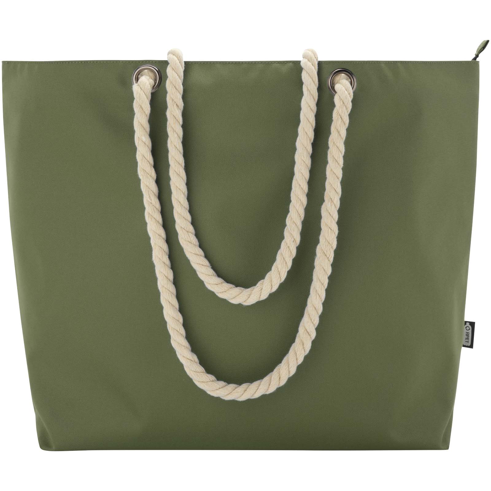 Sac shopping Panama recyclé GRS isotherme de plage avec poignées en cordelette 23L