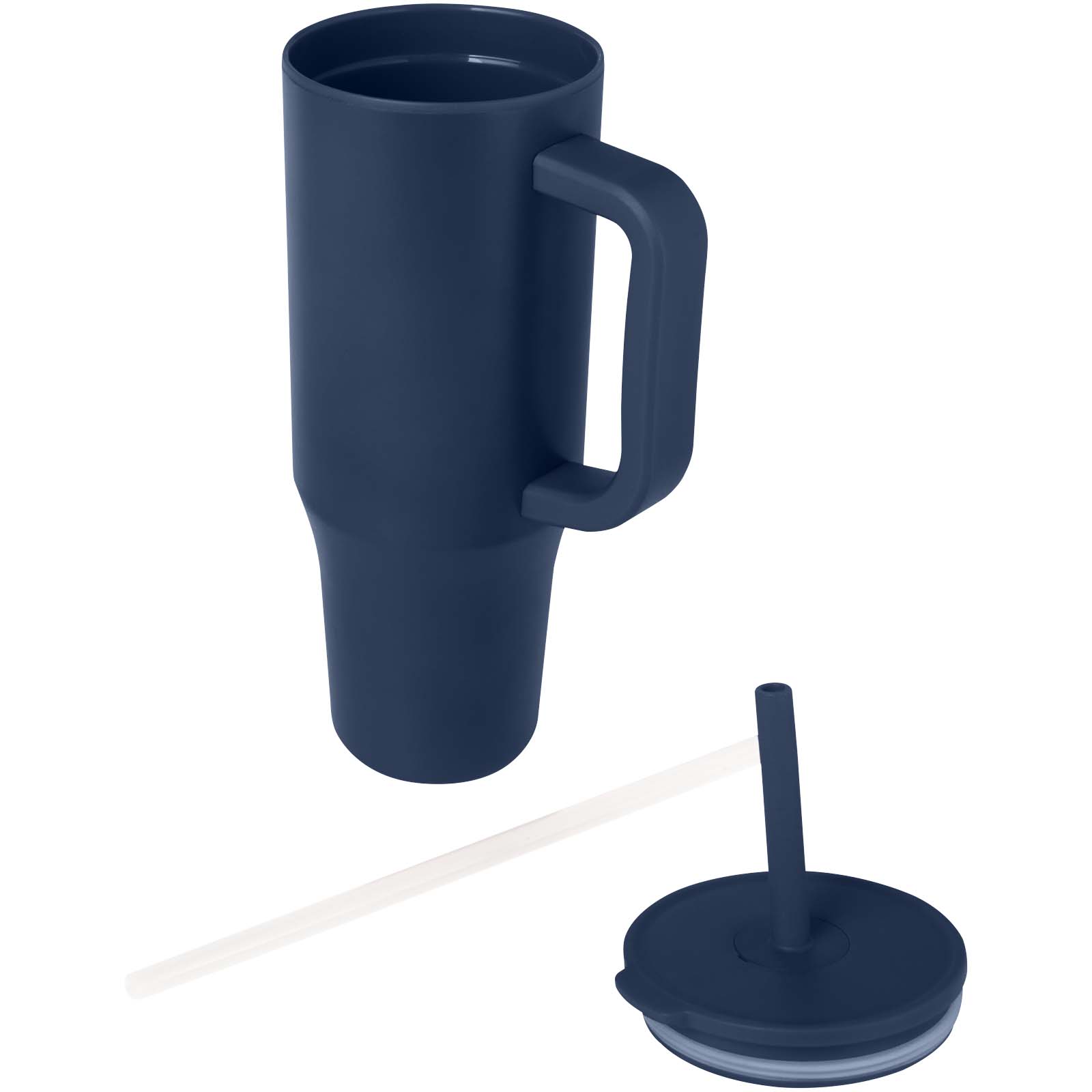 Gobelet isotherme Brady 900 ml certifié RCS avec paille en silicone