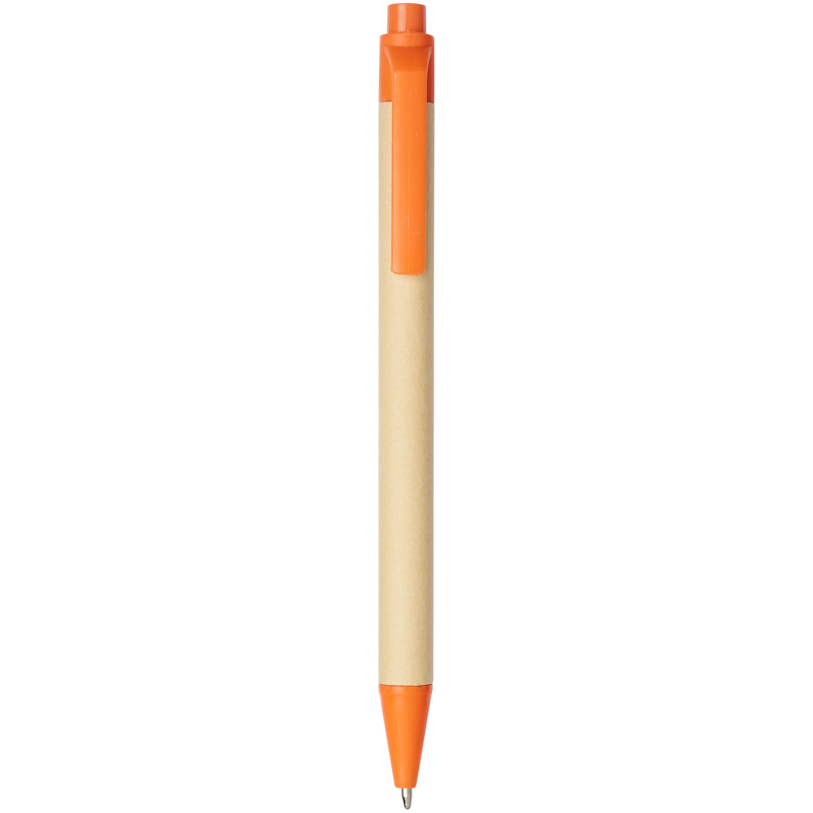 Stylo bille en carton recyclé et plastique de maïs Berk (encre noire)