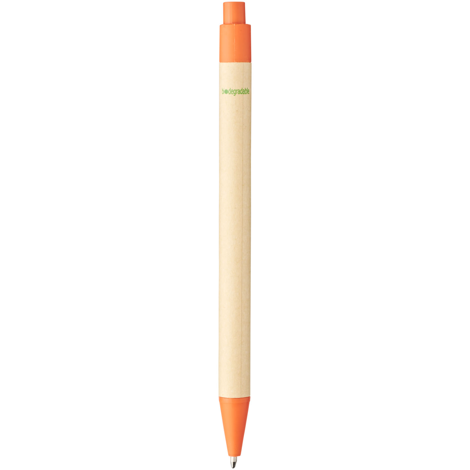 Stylo bille en carton recyclé et plastique de maïs Berk (encre noire)