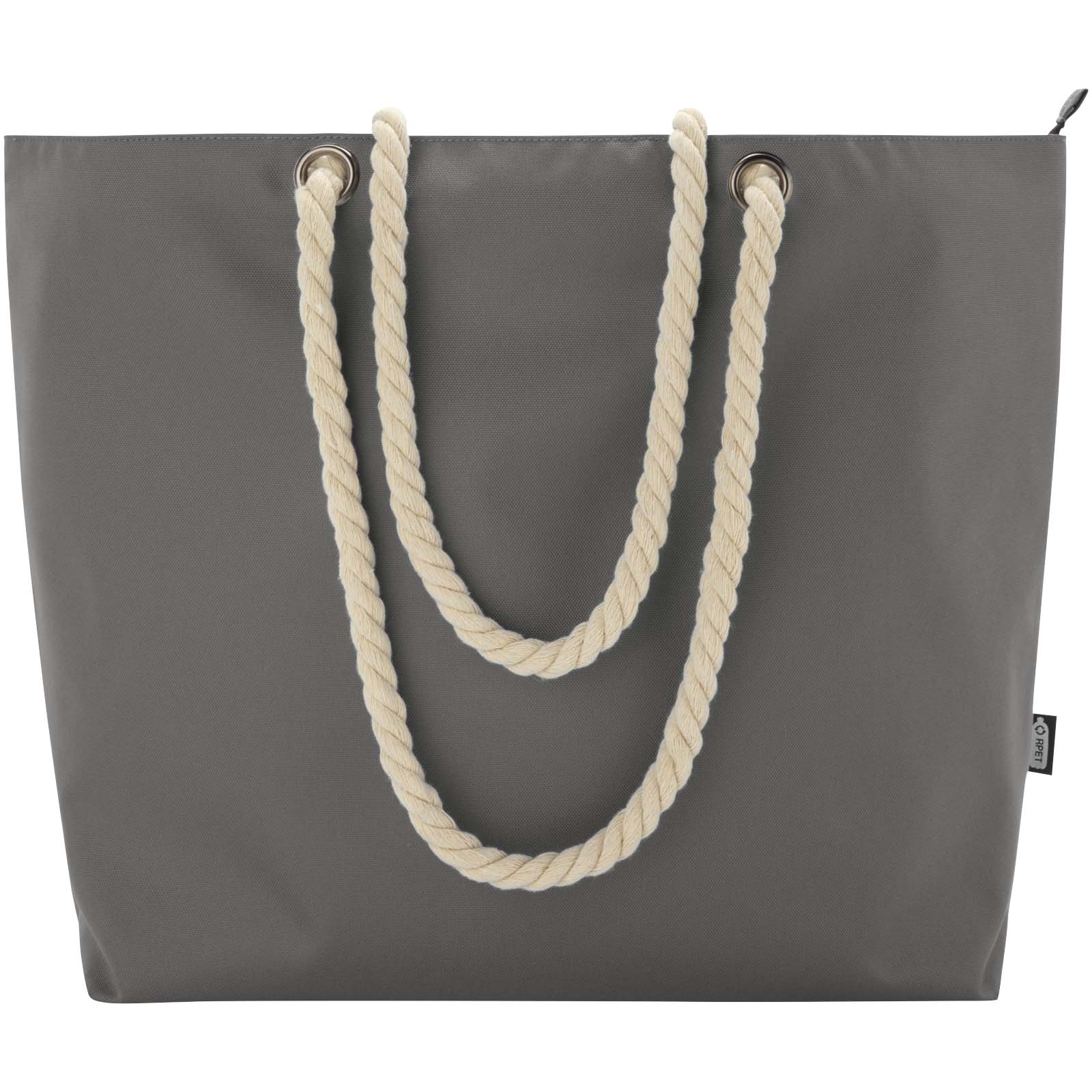 Sac shopping Panama recyclé GRS isotherme de plage avec poignées en cordelette 23L