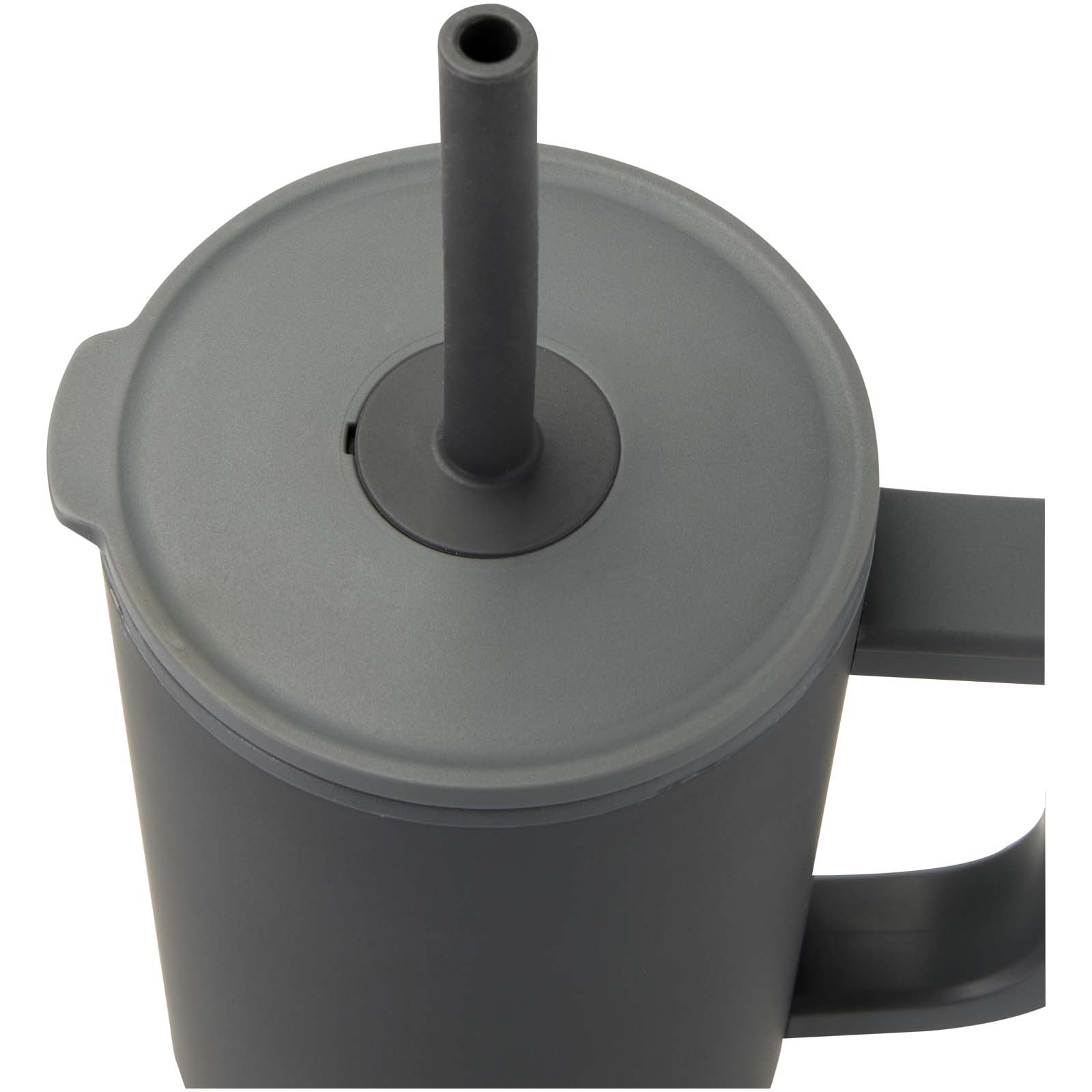 Gobelet isotherme Brady 900 ml certifié RCS avec paille en silicone
