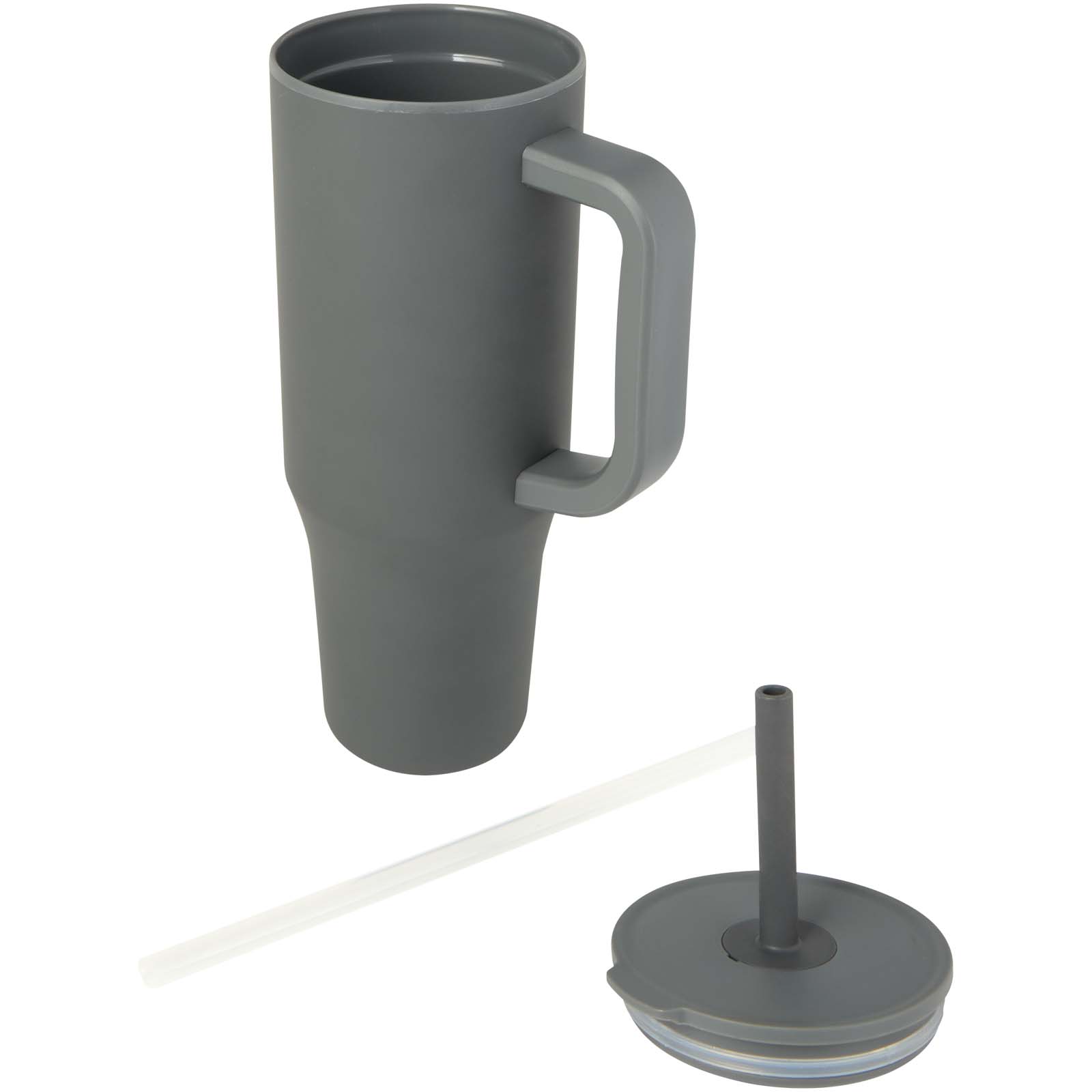 Gobelet isotherme Brady 900 ml certifié RCS avec paille en silicone